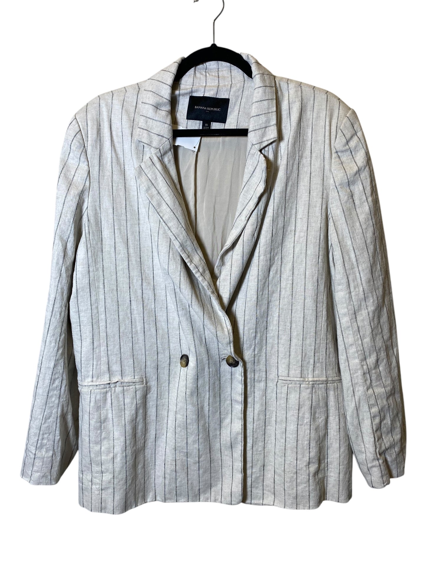 Jacket Other By Banana Republic In Beige, Size: 1x