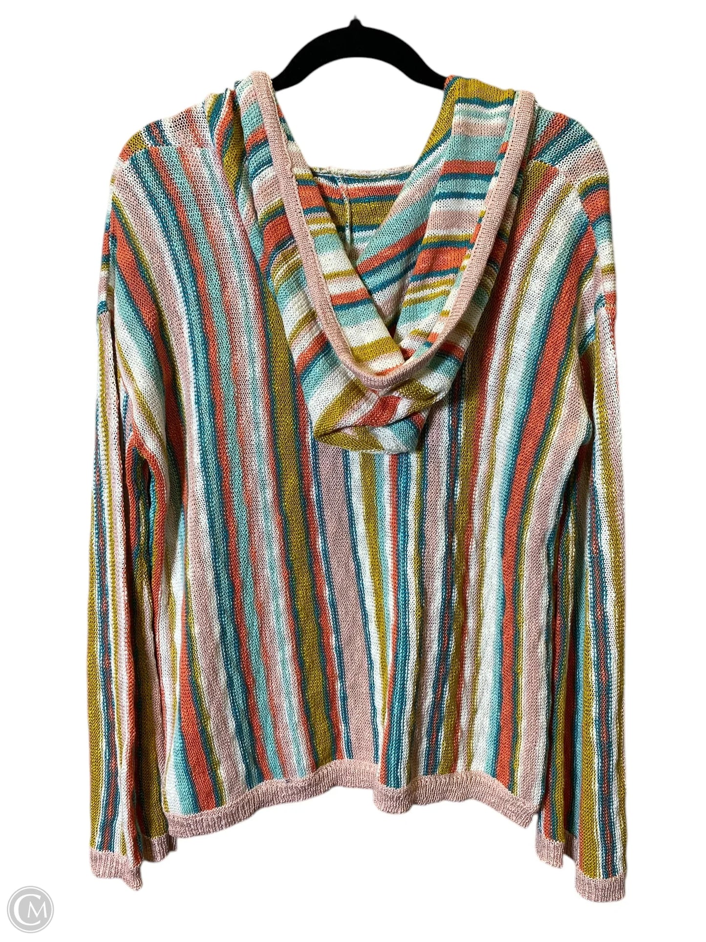 Sweatshirt Hoodie By Hem & Thread In Multi-colored, Size: M