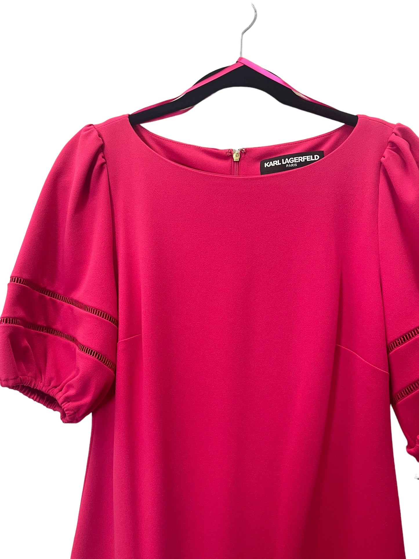 Dress Designer By Karl Lagerfeld In Pink, Size: S