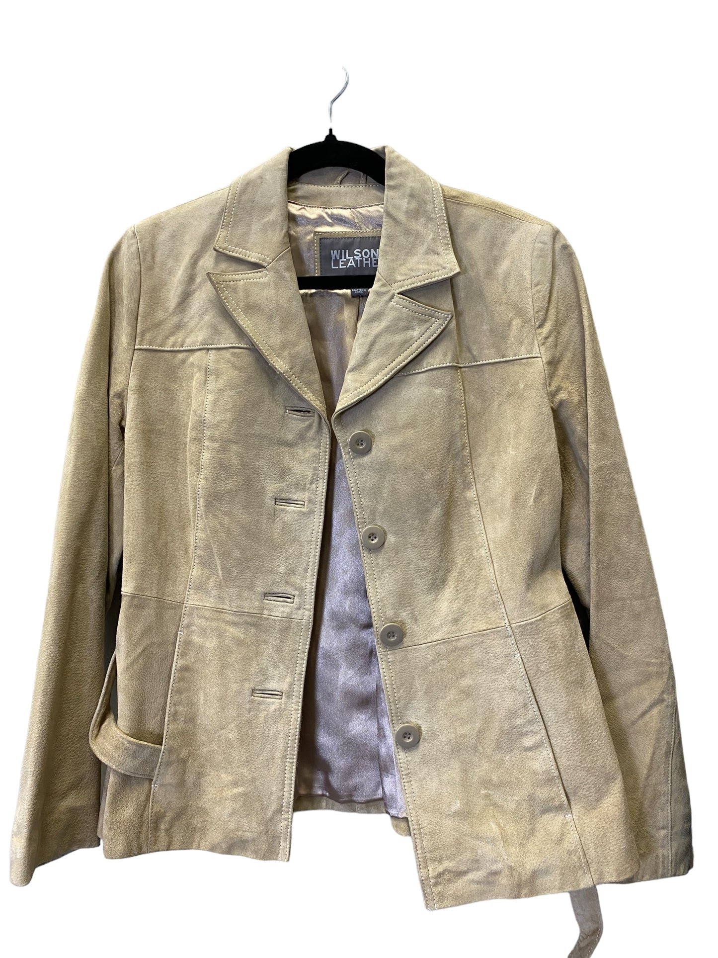 Jacket Other By Wilsons Leather In Tan, Size: S