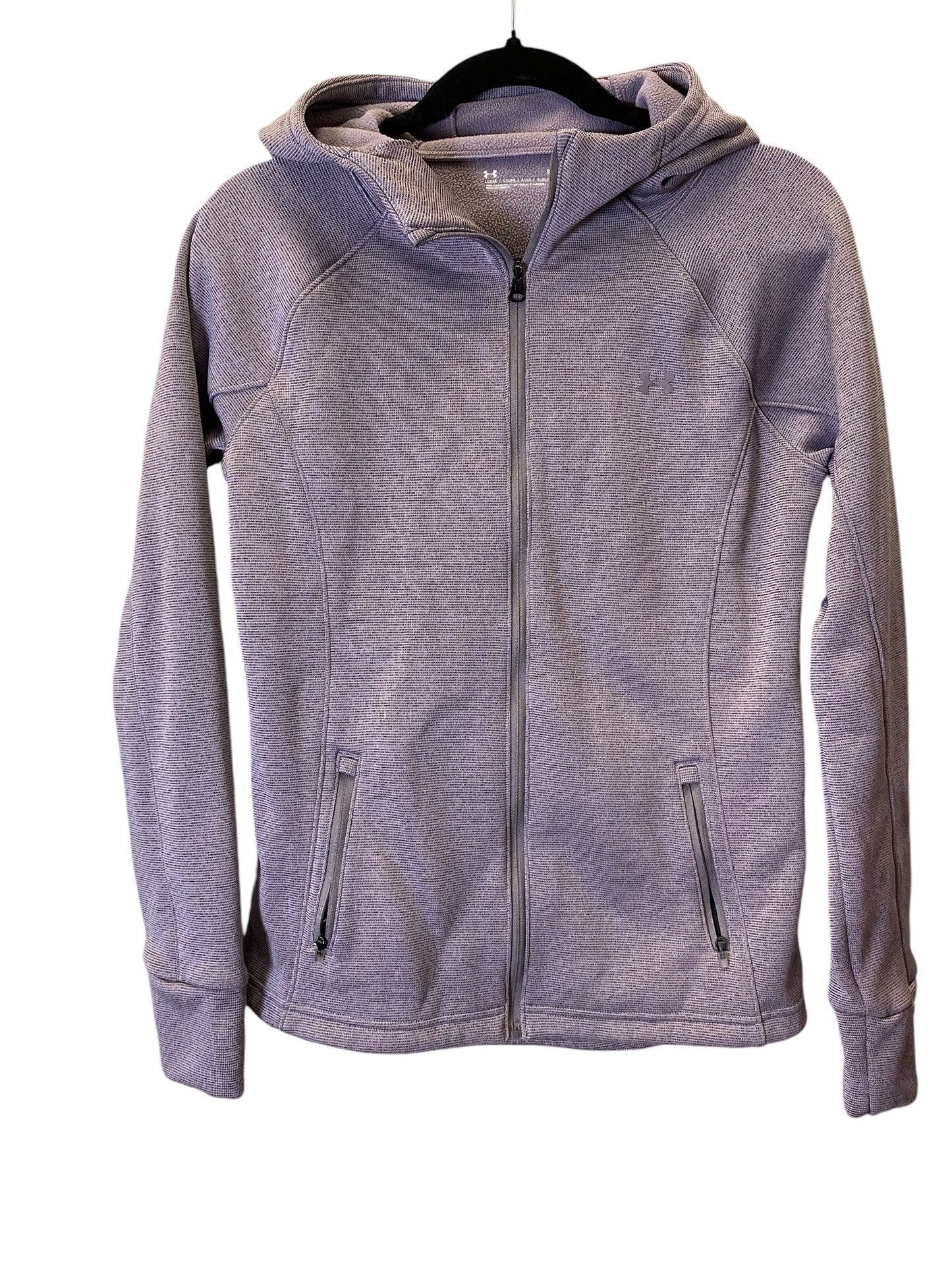 Sweatshirt Hoodie By Under Armour In Purple, Size: S