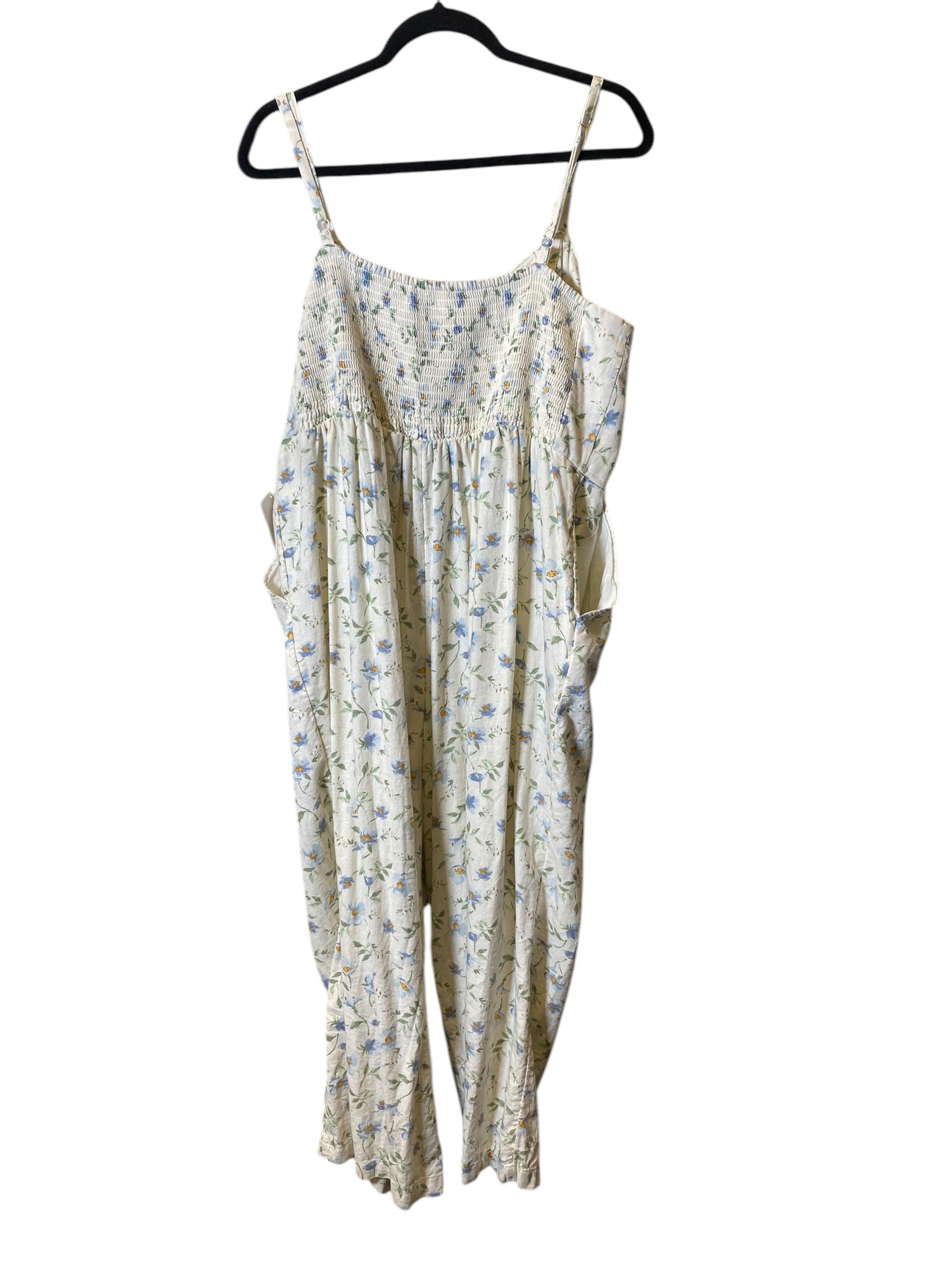 Overalls By Old Navy In Floral Print, Size: Xl