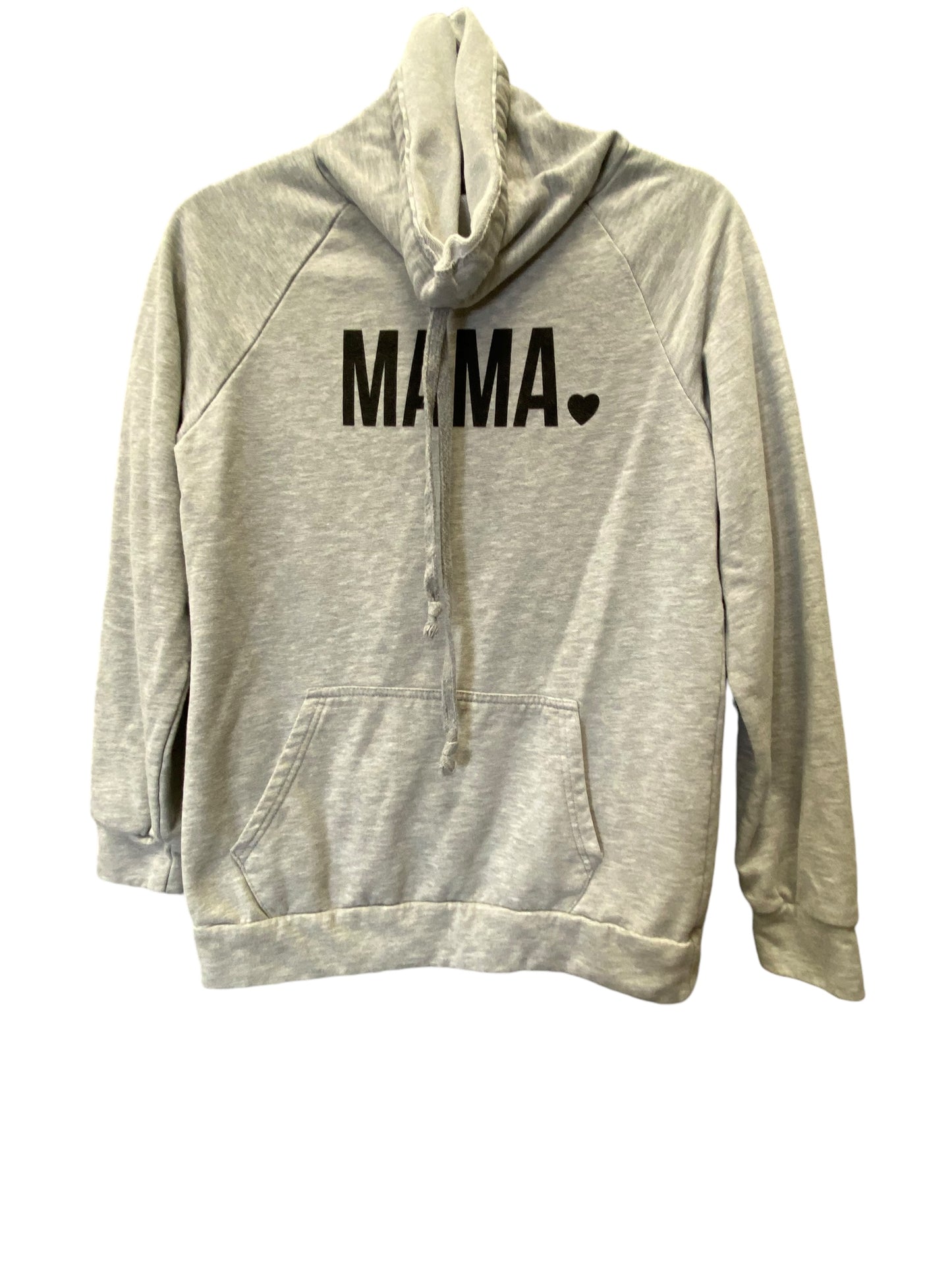 Sweatshirt Collar By Clothes Mentor In Grey, Size: M