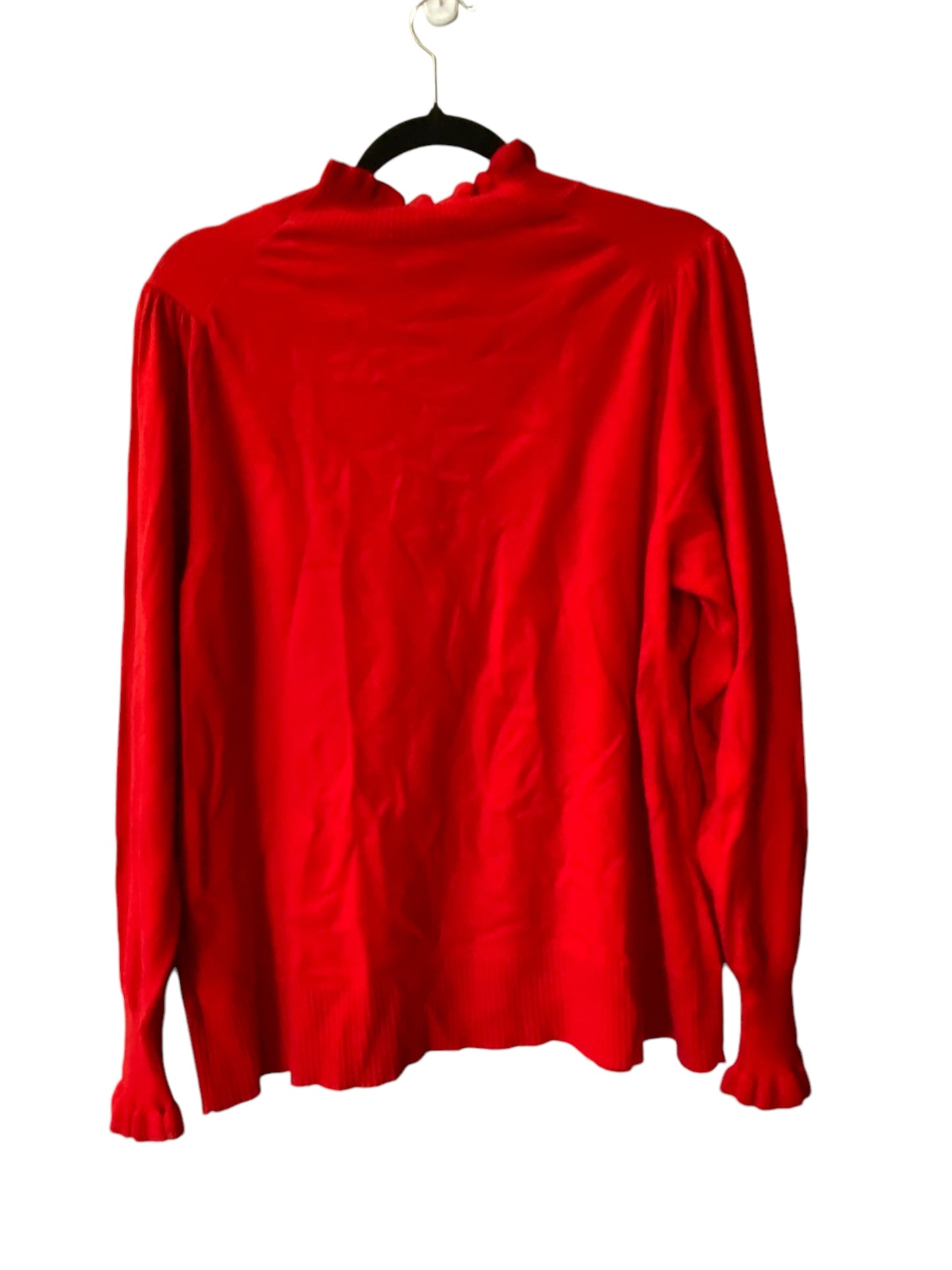 Sweater By Cece In Red, Size: 2x