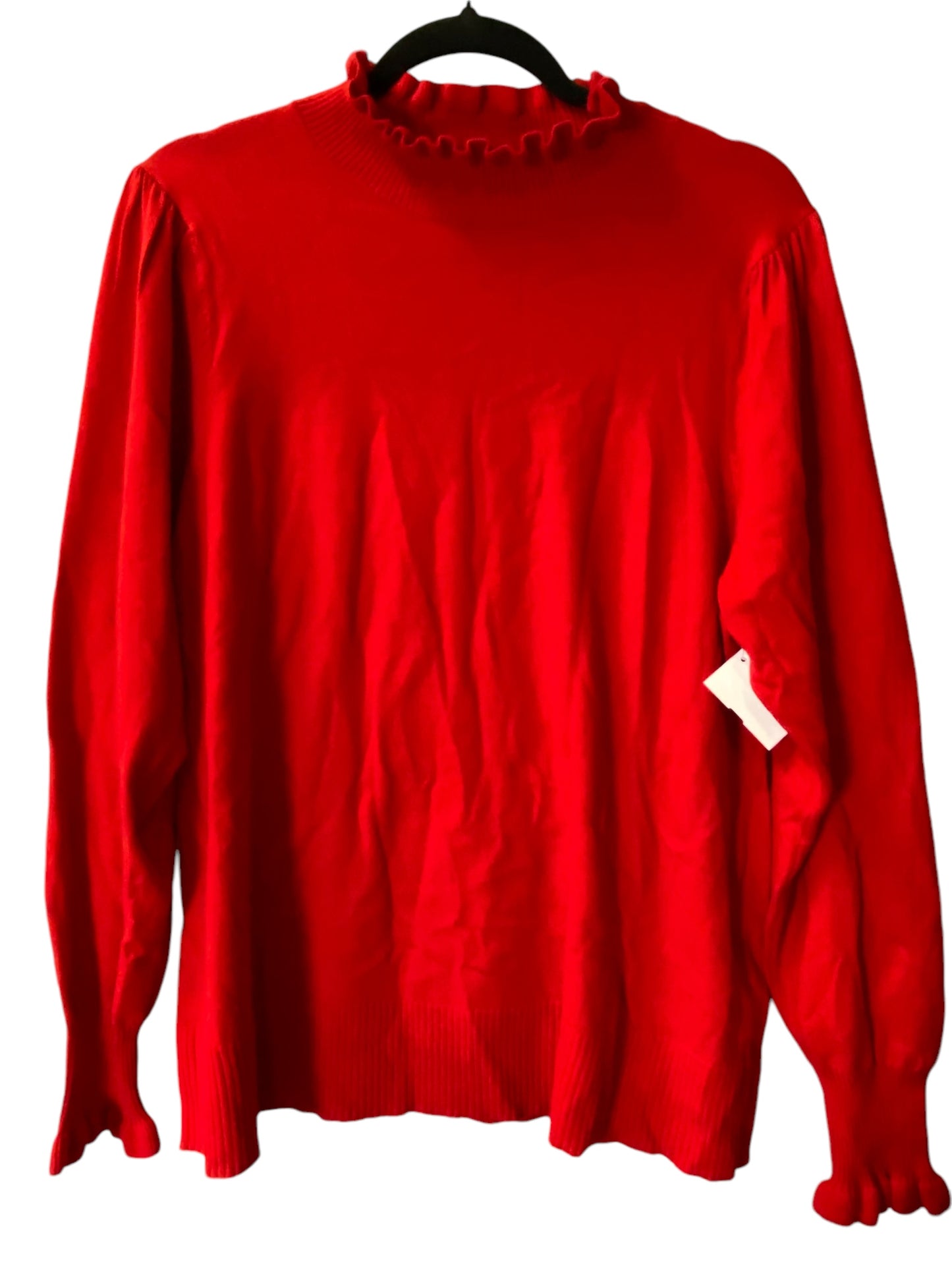 Sweater By Cece In Red, Size: 2x