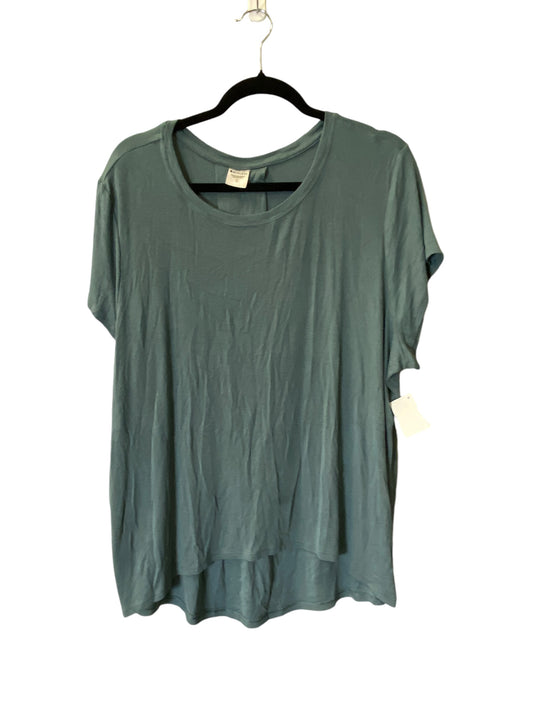 Top Short Sleeve By Athleta In Teal, Size: Xl