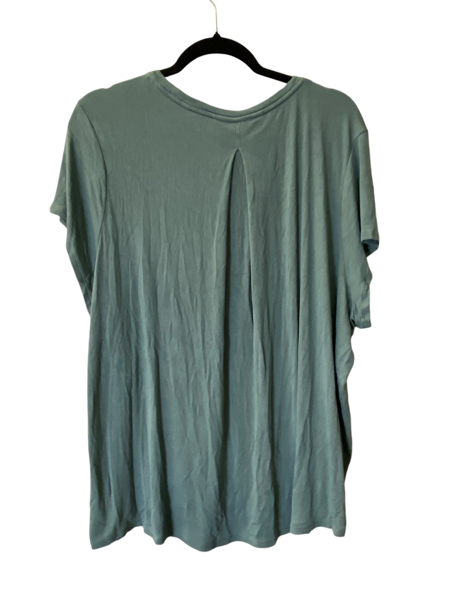 Top Short Sleeve By Athleta In Teal, Size: Xl