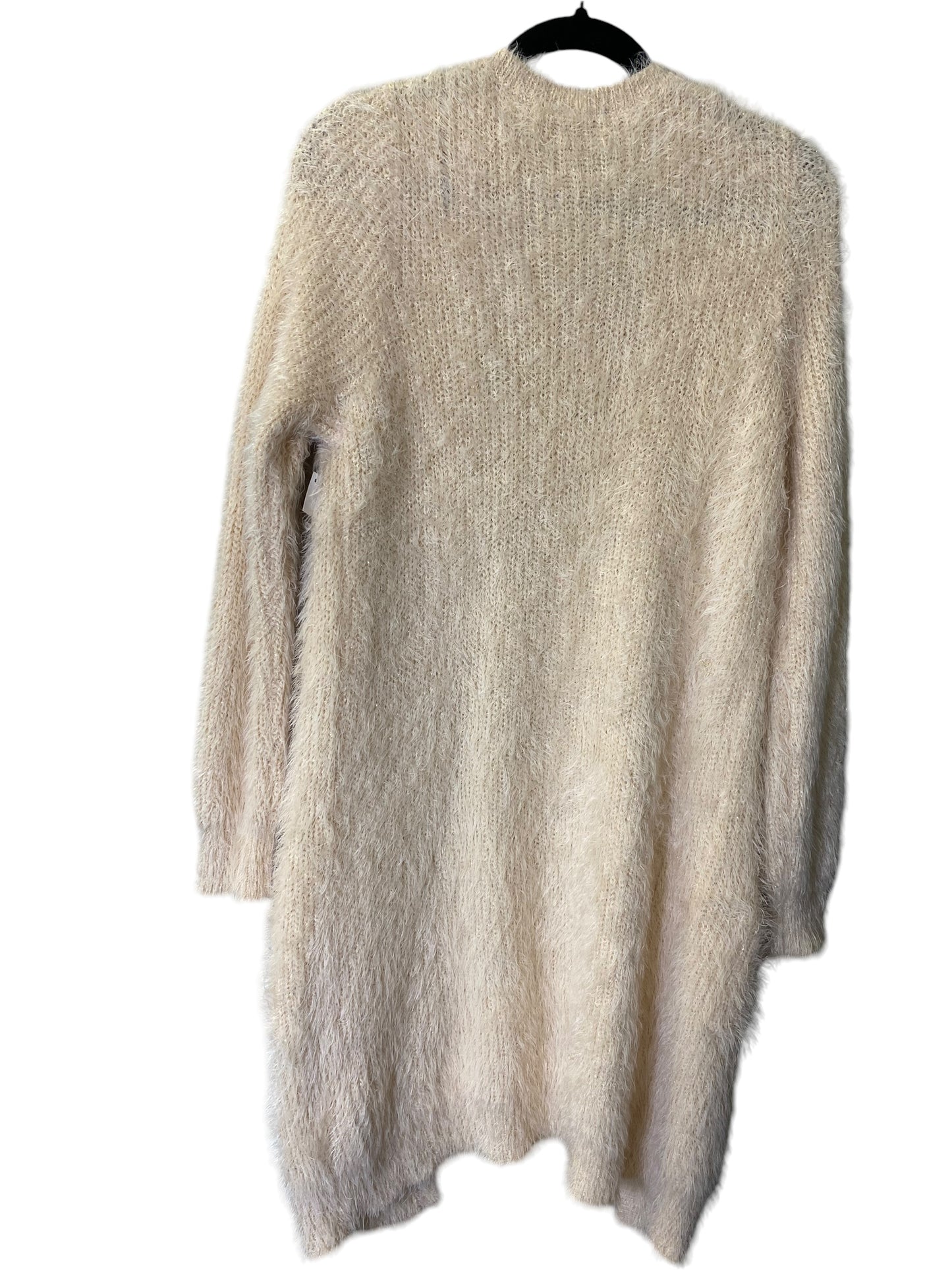 Sweater Cardigan By Clothes Mentor In Peach, Size: M