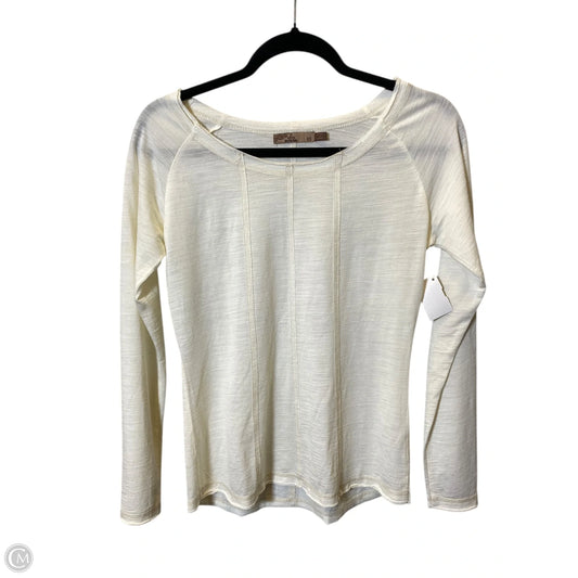 Top Long Sleeve By Prana In Cream, Size: Xs