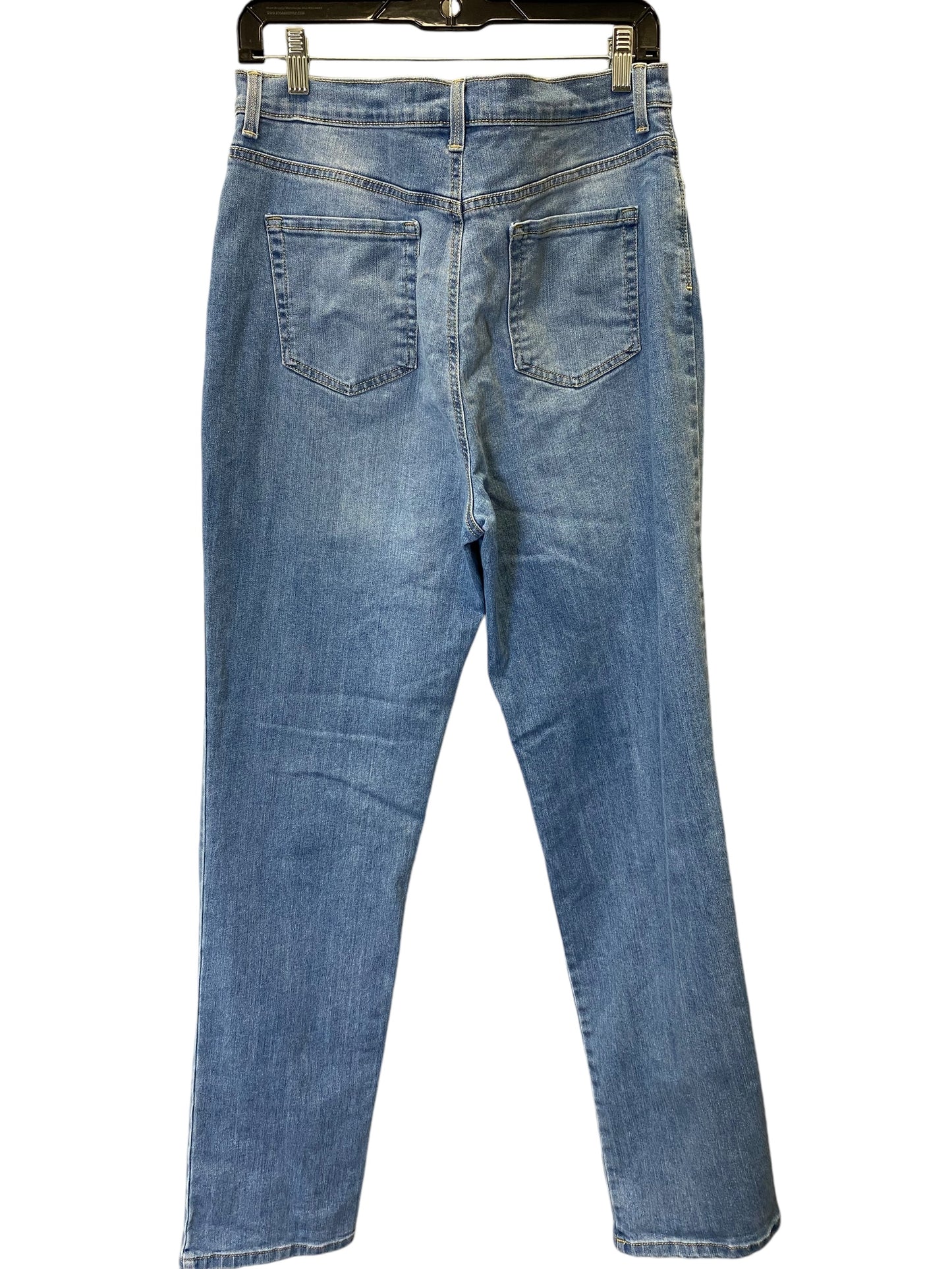 Jeans Straight By Gloria Vanderbilt In Blue Denim, Size: 10