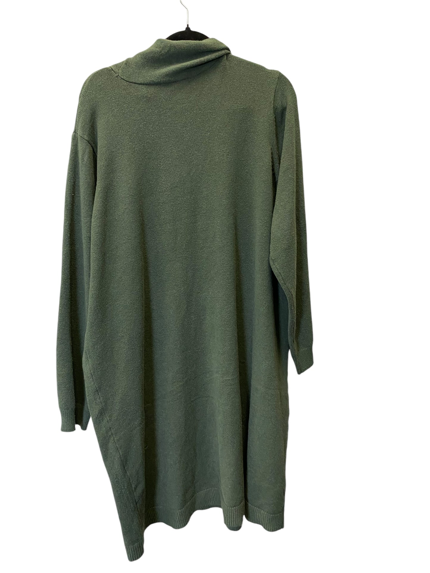 Dress Sweater By Terra & Sky In Green, Size: 3x