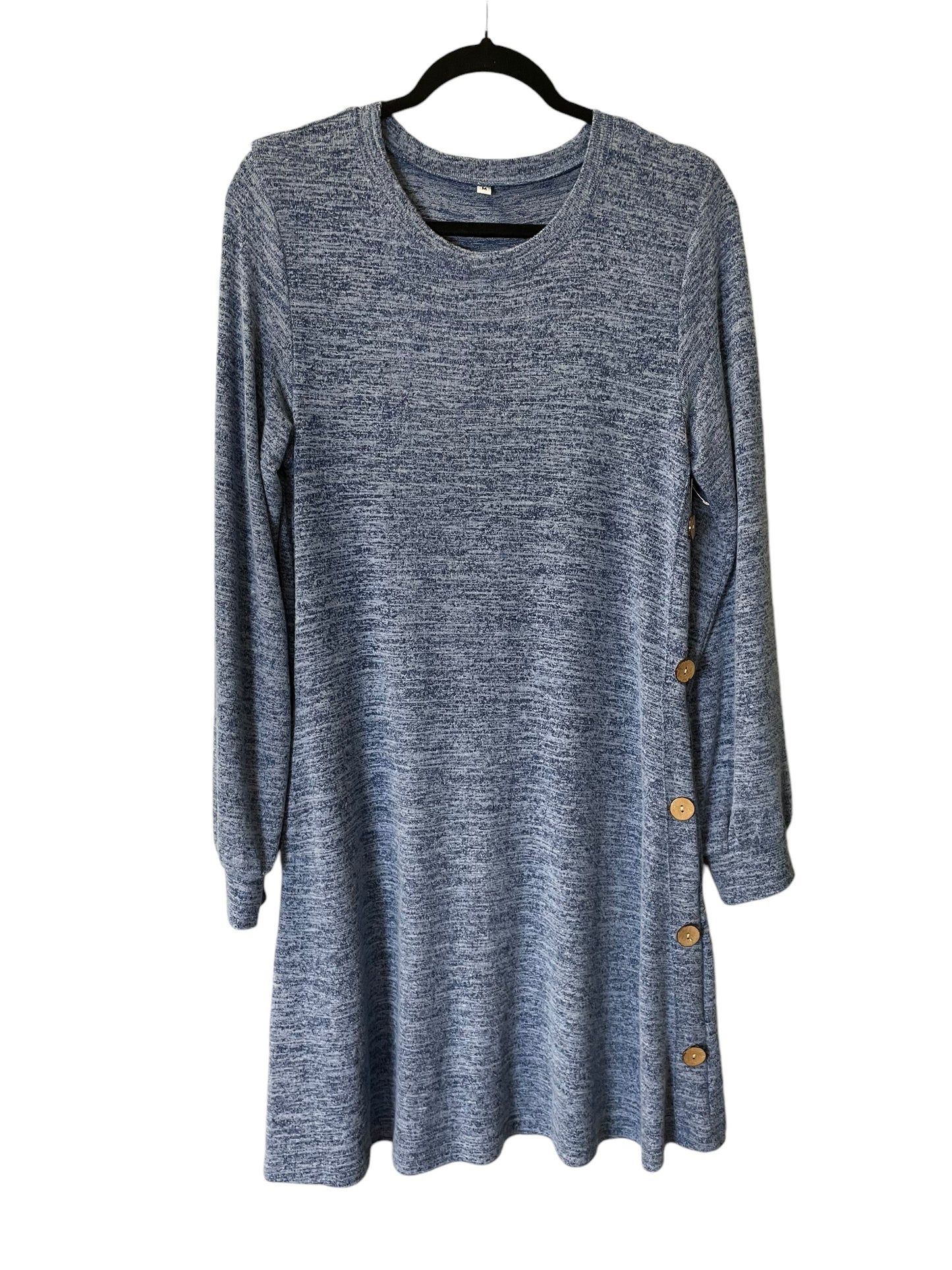 Dress Sweater By Clothes Mentor In Blue, Size: M