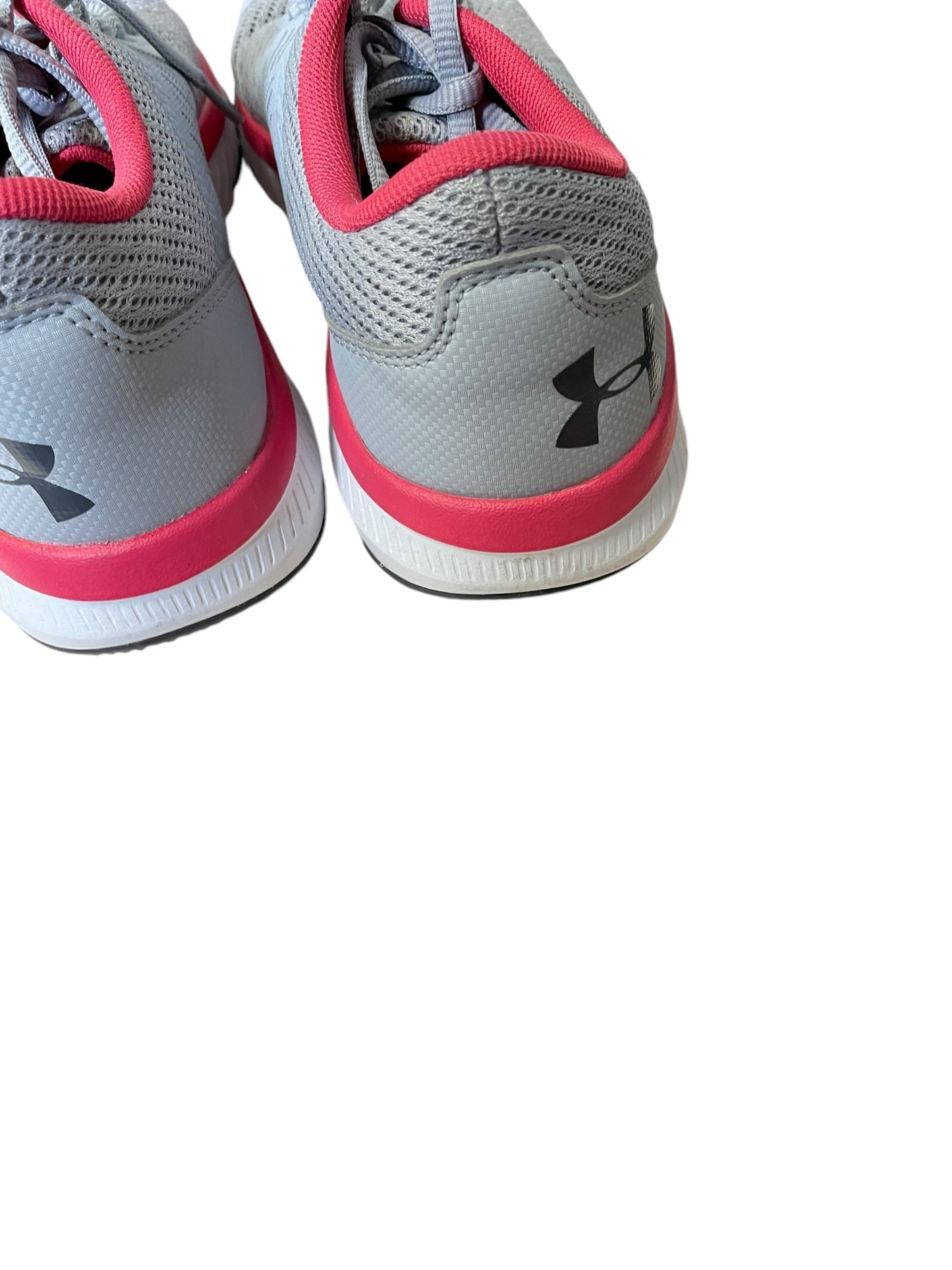 Shoes Athletic By Under Armour In Grey & Pink, Size: 9