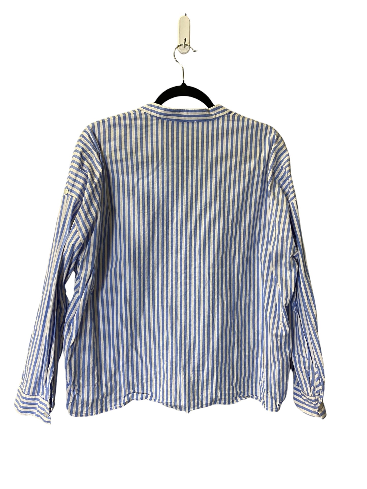 Top Long Sleeve By Vineyard Vines In Striped Pattern, Size: M