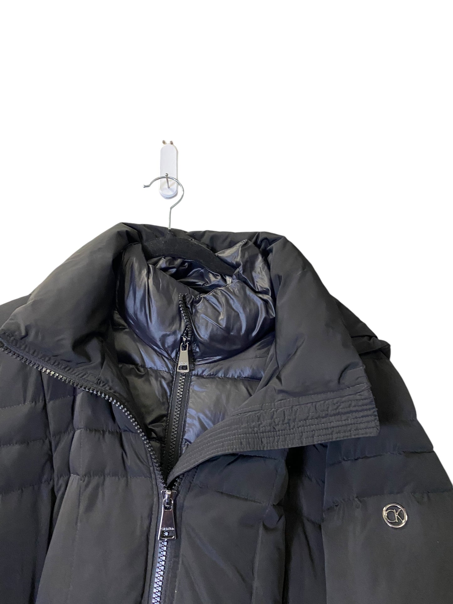 Coat Puffer & Quilted By Calvin Klein In Black, Size: Xxl