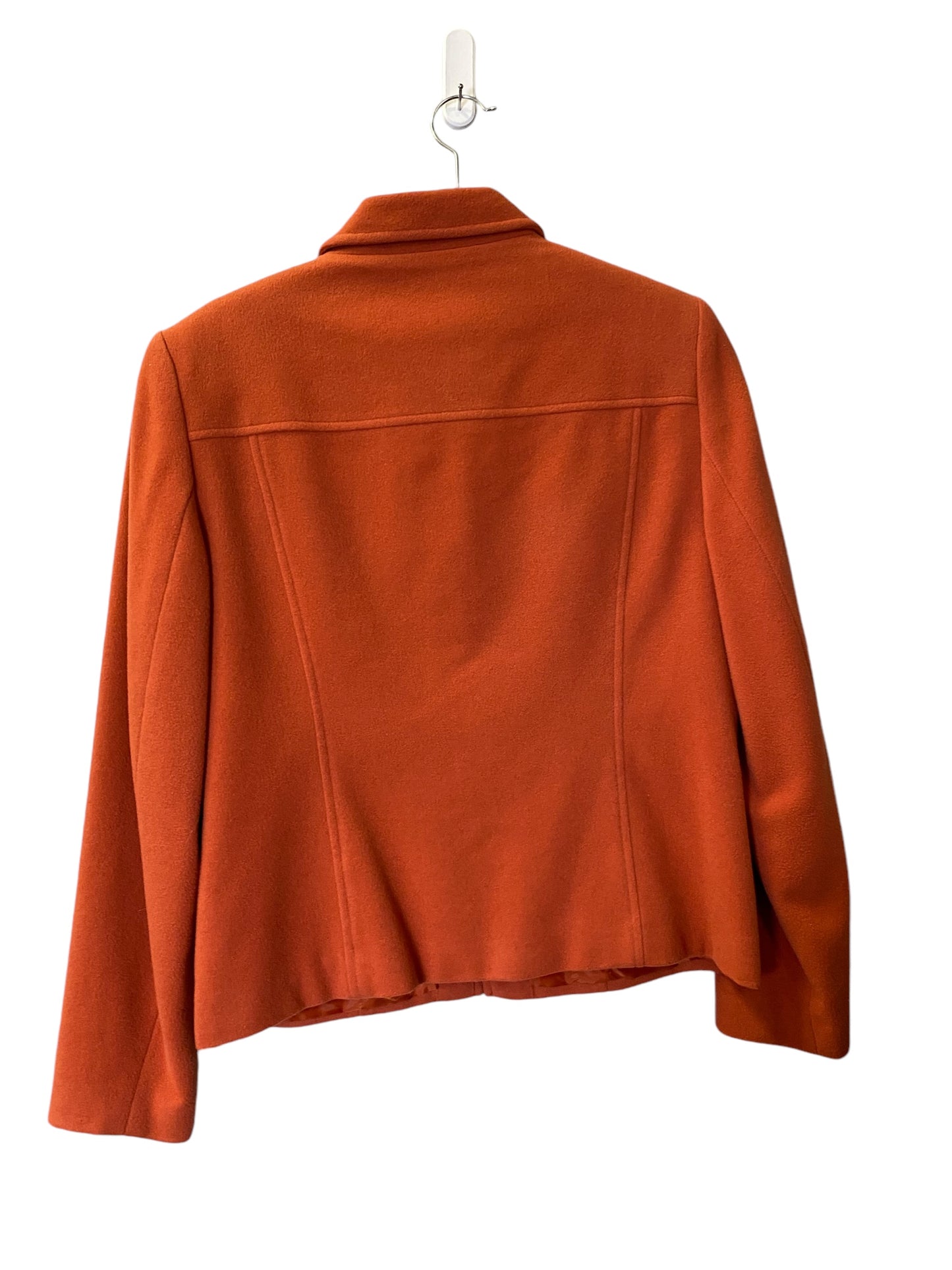 Jacket Fleece By Clothes Mentor In Orange, Size: M