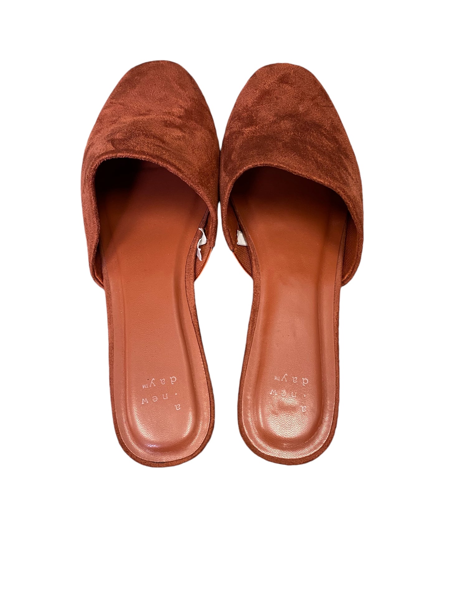 Shoes Flats By A New Day In Orange, Size: 10