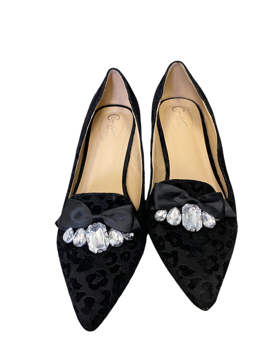 Shoes Flats By Clothes Mentor In Black, Size: 10