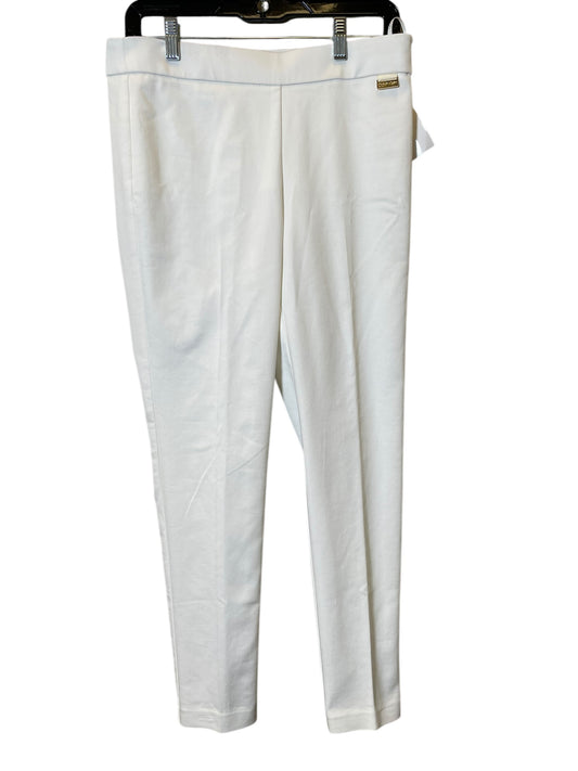 Pants Dress By Calvin Klein In White, Size: 8