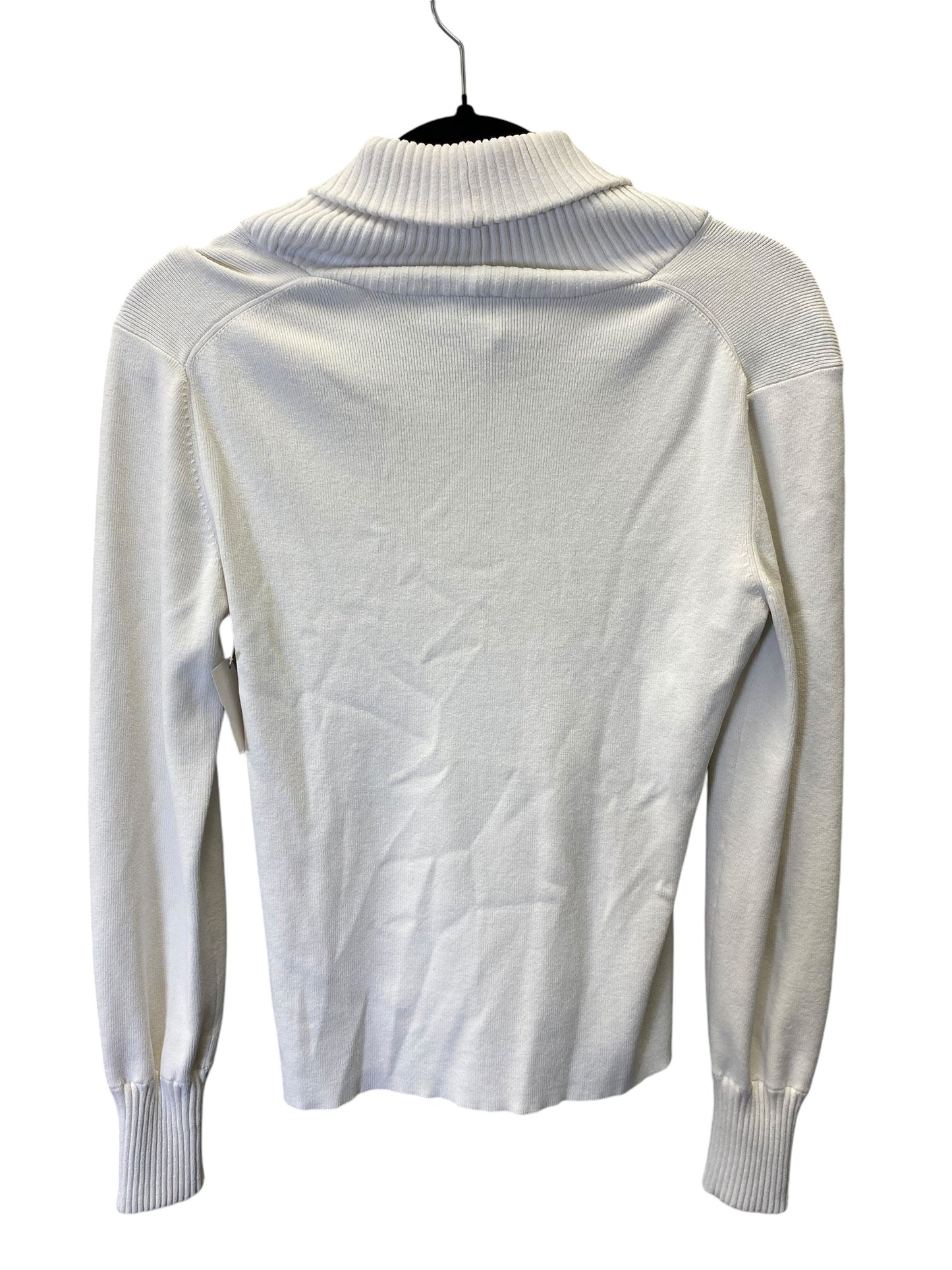 Sweater By Loft In White, Size: M