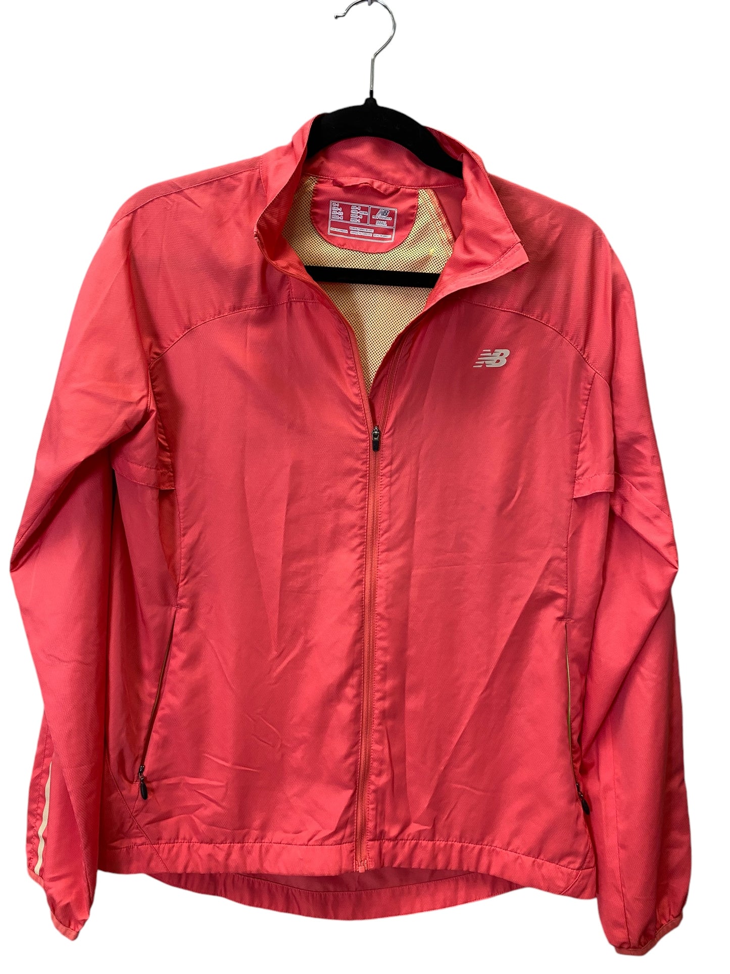 Athletic Jacket By New Balance In Pink, Size: S