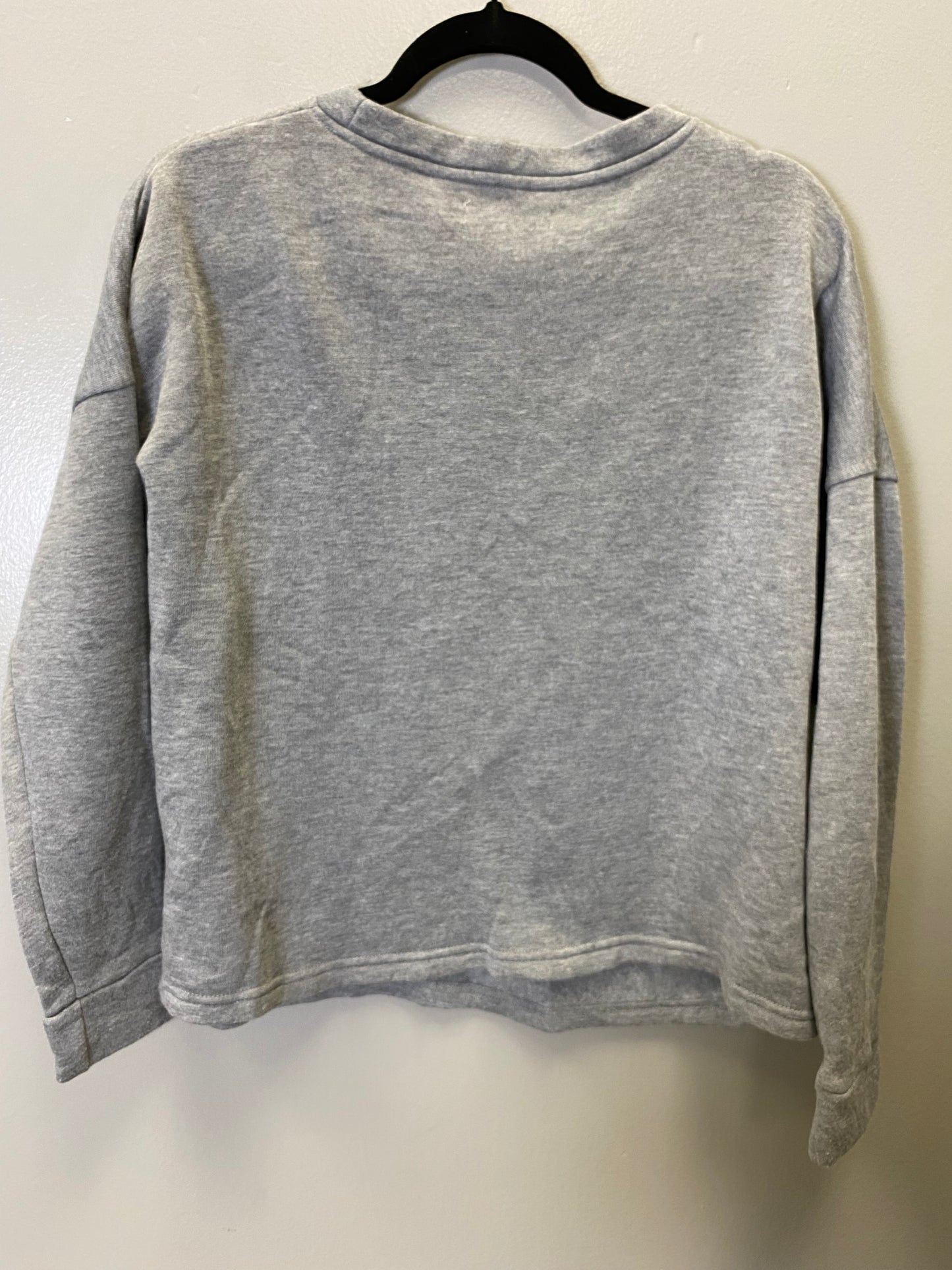 Sweatshirt Crewneck By Clothes Mentor In Grey, Size: S