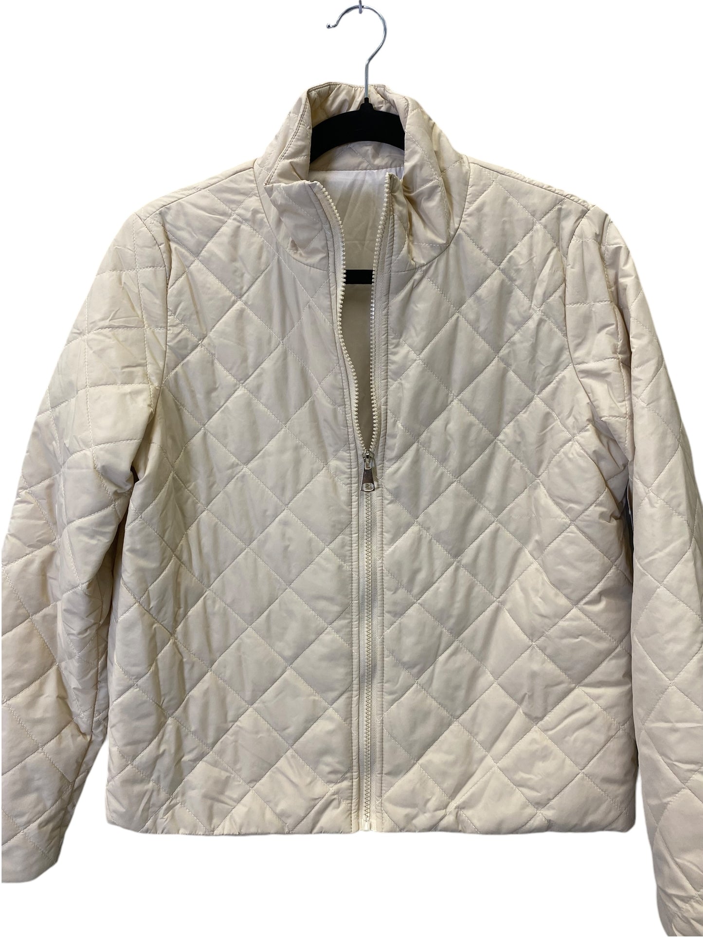 Jacket Puffer & Quilted By Clothes Mentor In Cream, Size: S