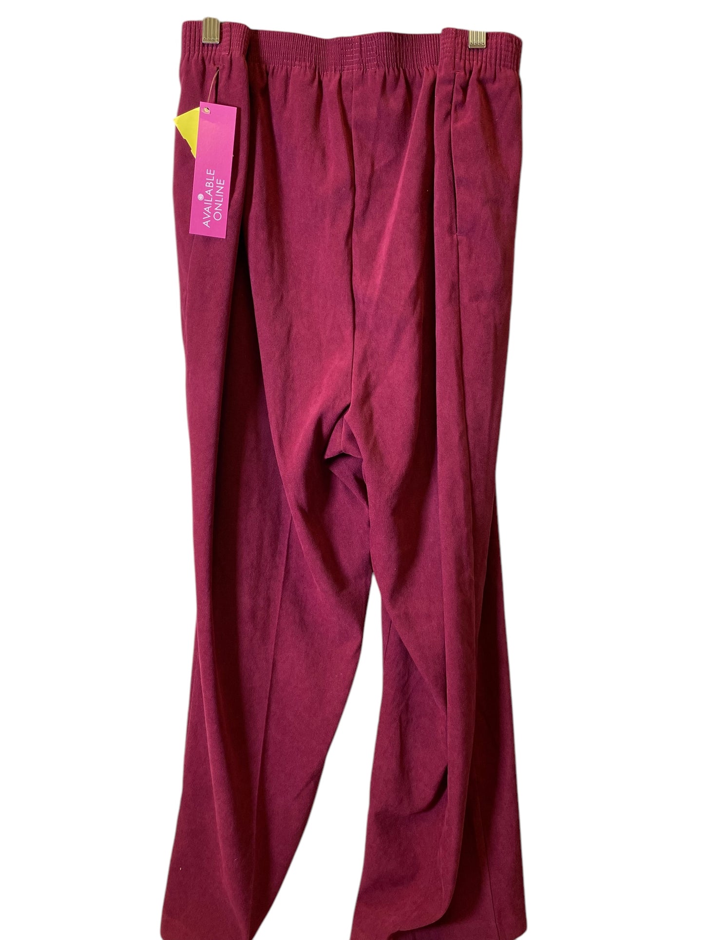 Pants Wide Leg By Allison Daley In Purple, Size: 22