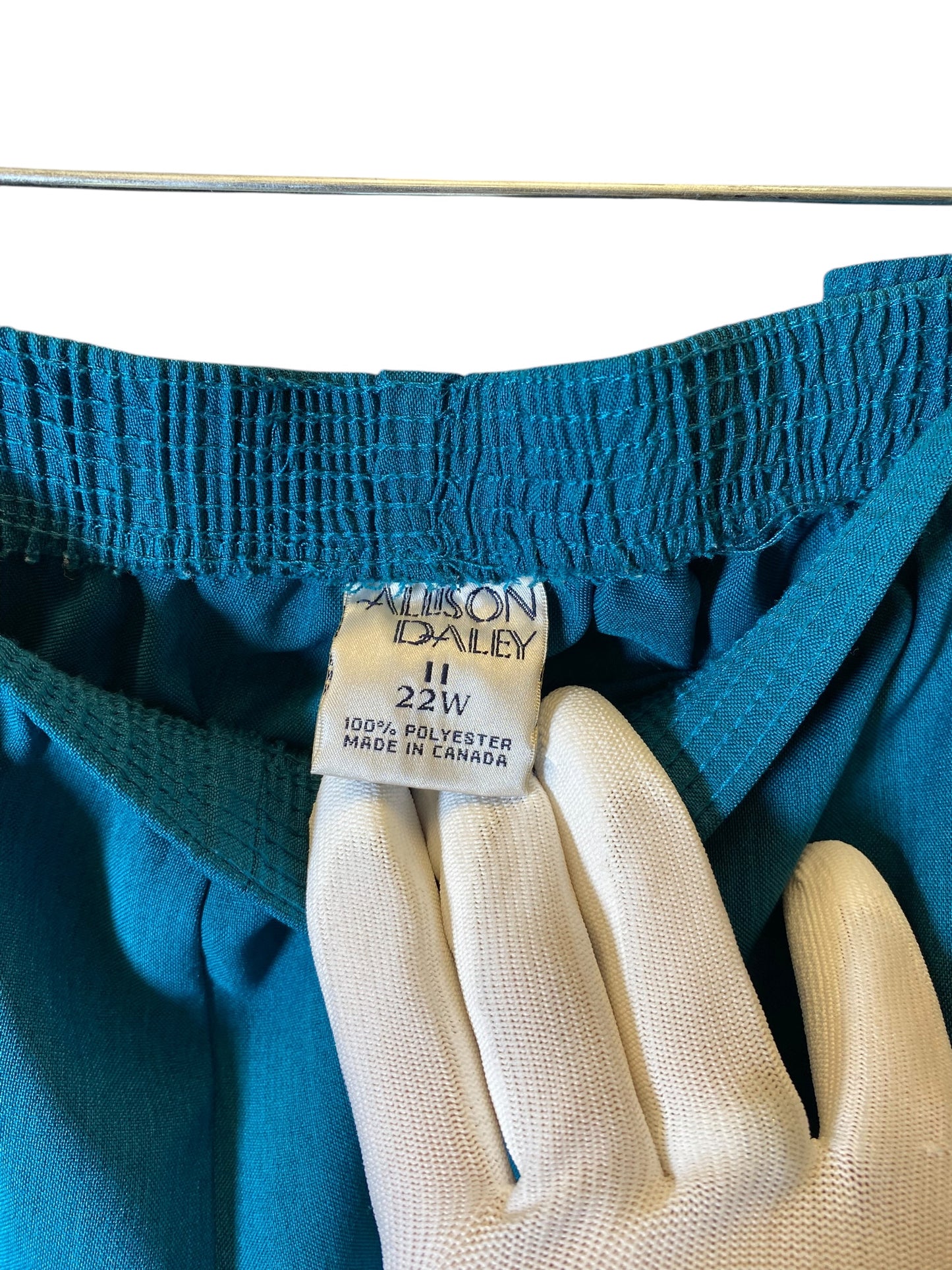 Pants Wide Leg By Allison Daley In Teal, Size: 22