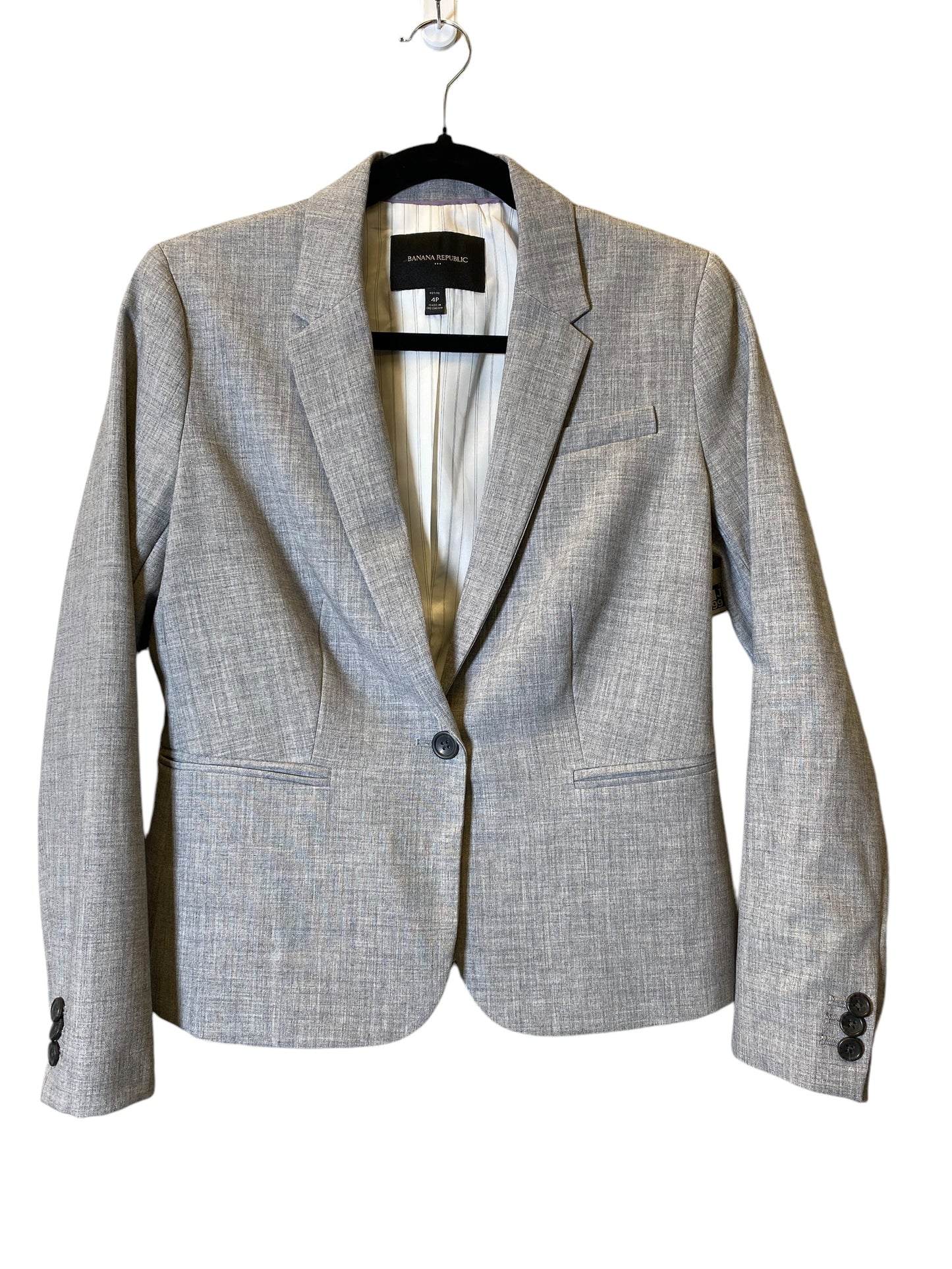 Blazer By Banana Republic In Grey, Size: S