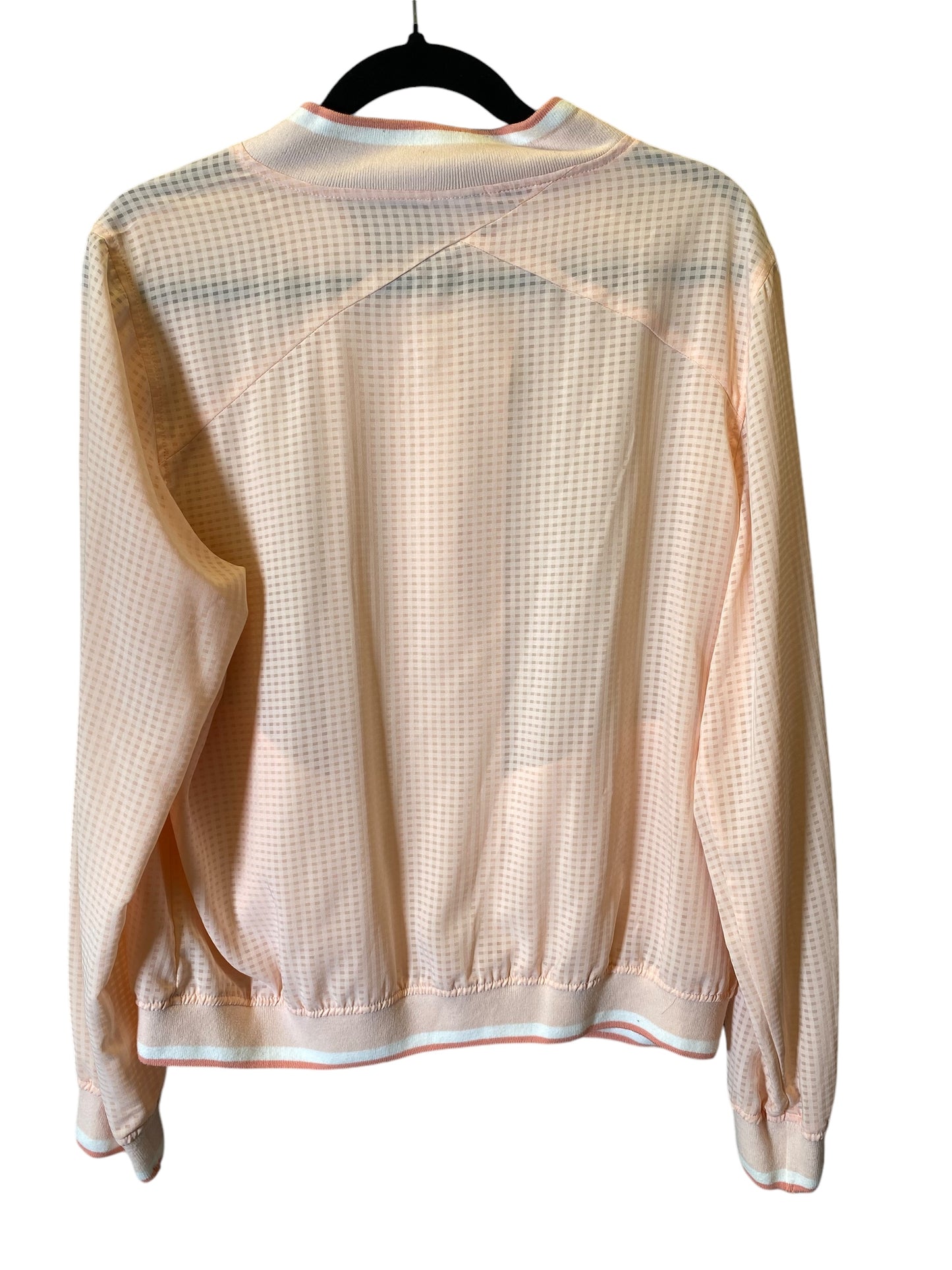 Athletic Jacket By Merona In Peach, Size: Xxl