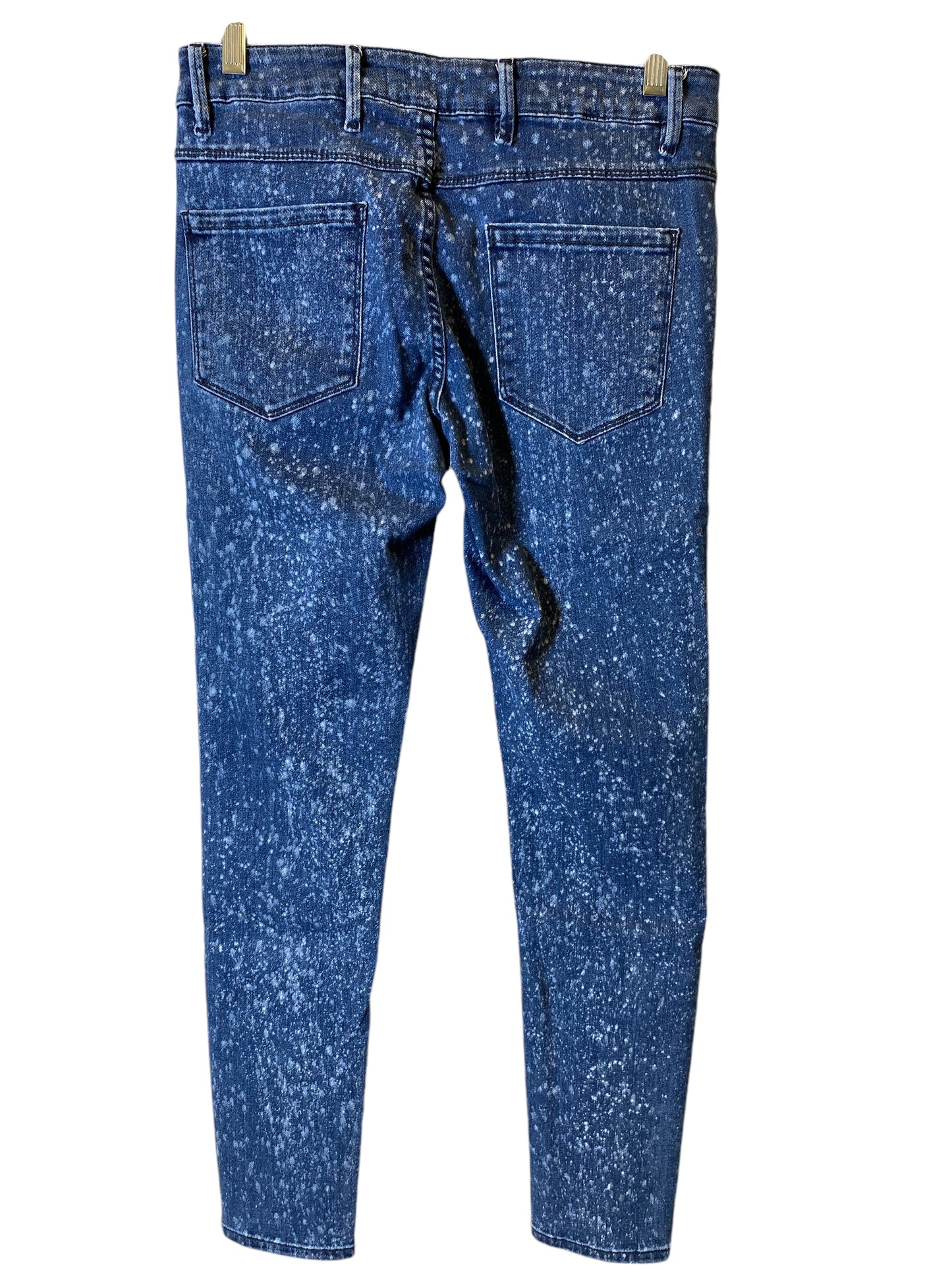 Jeans Skinny By Sandro In Blue & White, Size: 2