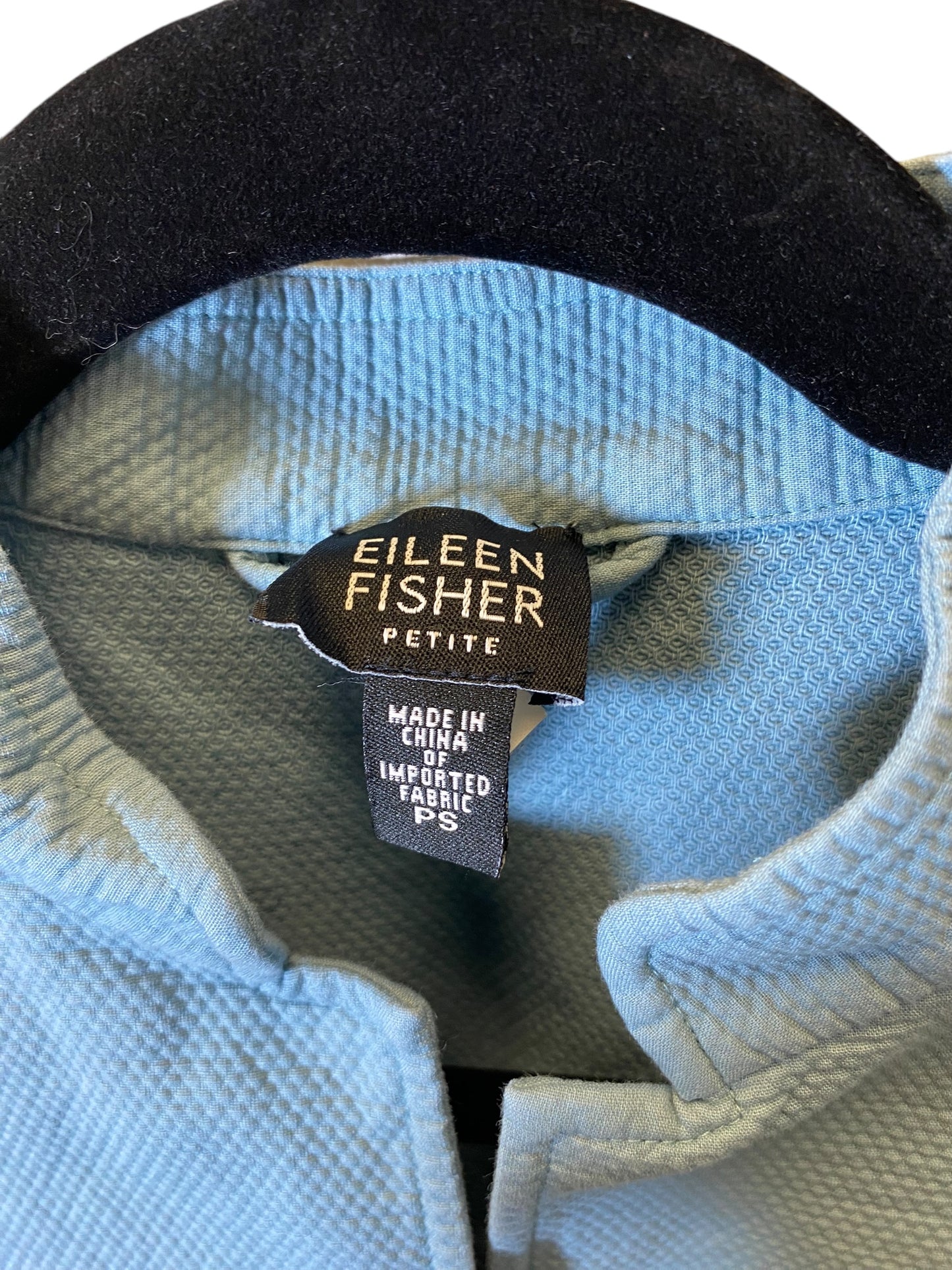 Jacket Other By Eileen Fisher In Aqua, Size: S