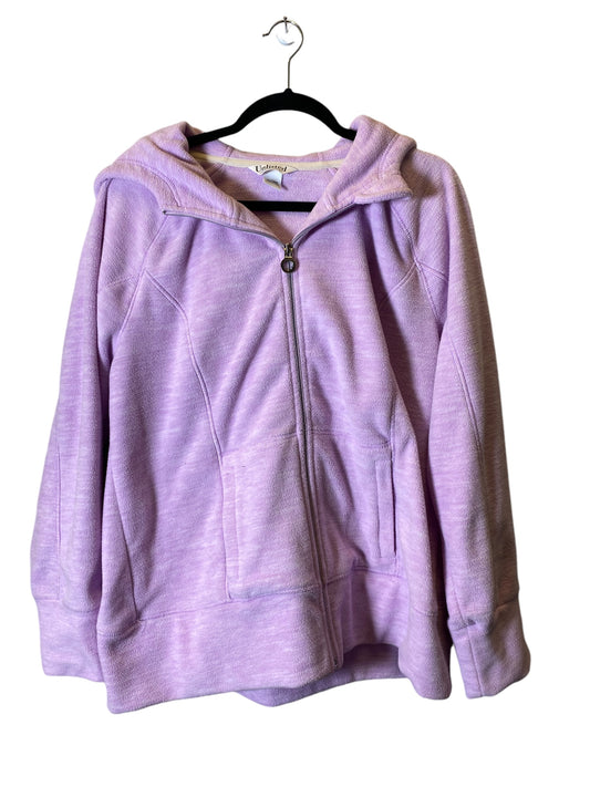 Jacket Fleece By Unlisted In Mauve, Size: Xxl