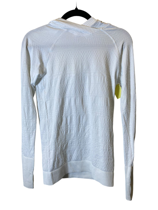 Sweatshirt Hoodie By Clothes Mentor In White, Size: M