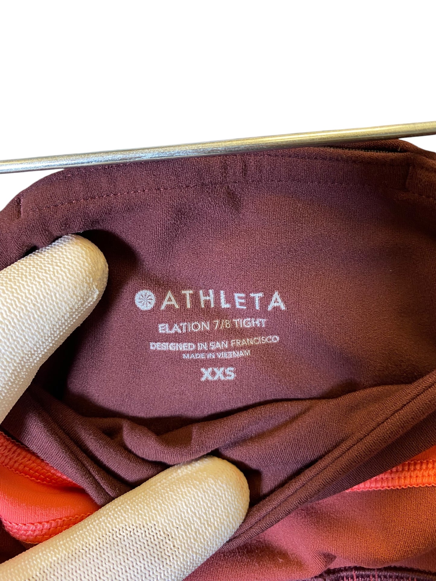 Athletic Leggings By Athleta In Purple, Size: Xxs