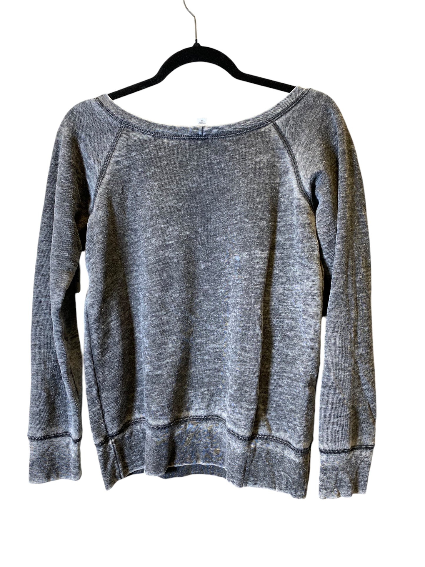 Sweatshirt Crewneck By Bella + Canvas In Grey, Size: M