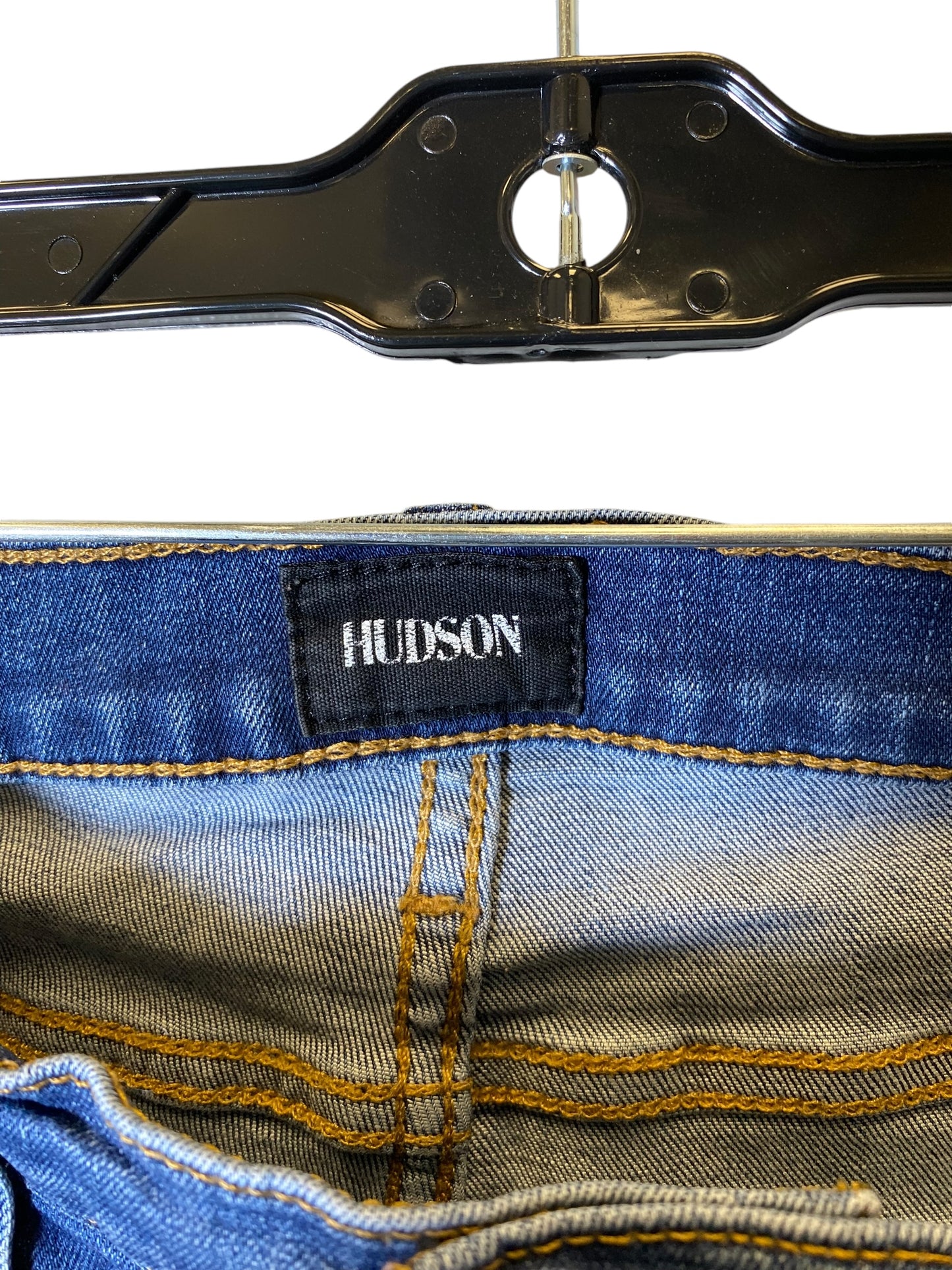 Jeans Designer By Hudson In Blue Denim, Size: 8