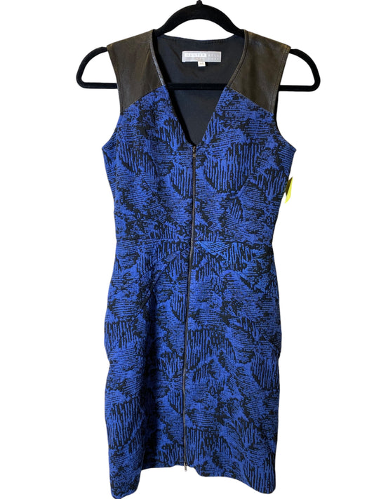 Dress Work By Hunter Bell In Black & Blue, Size: Xs