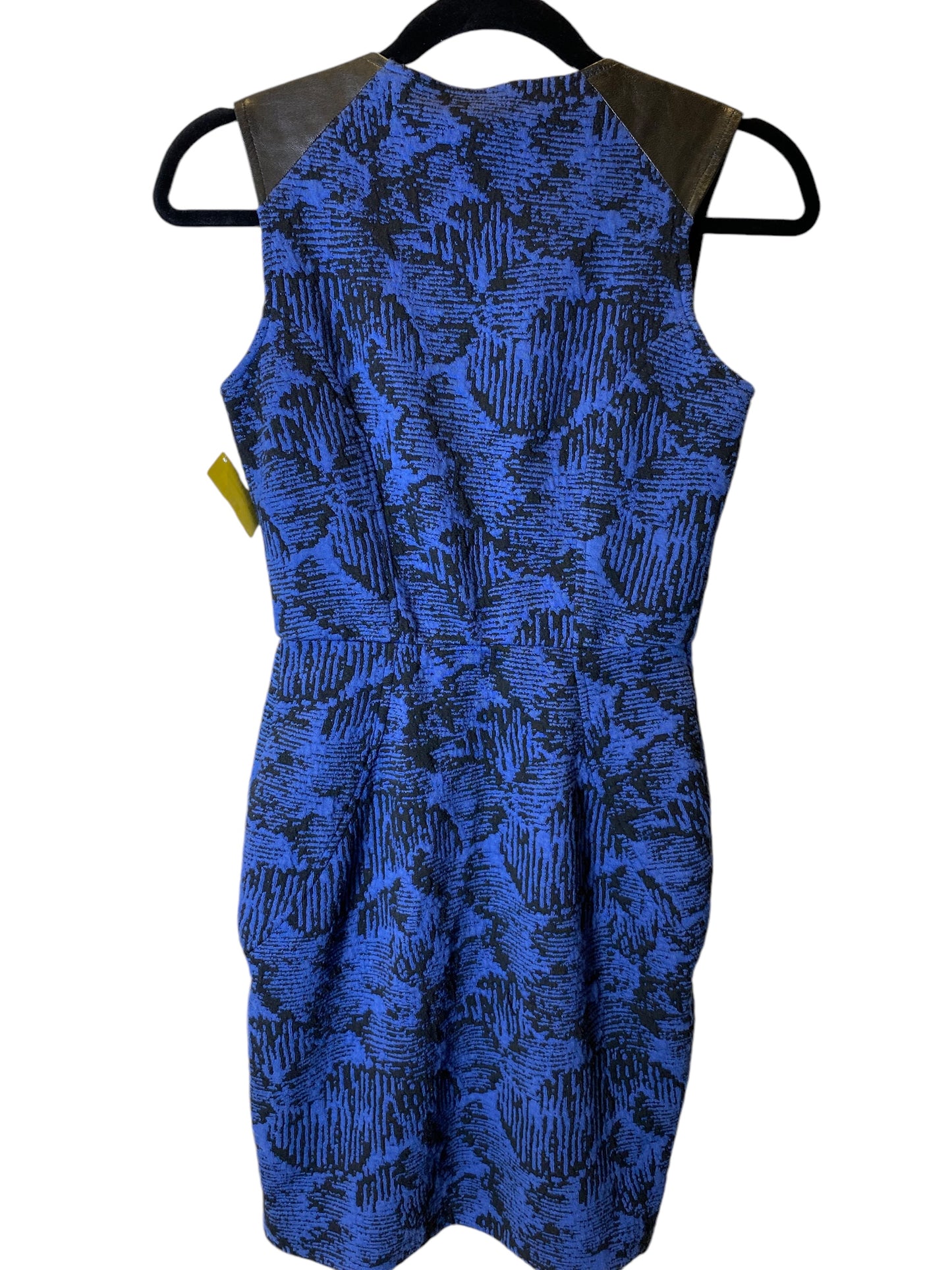 Dress Work By Hunter Bell In Black & Blue, Size: Xs