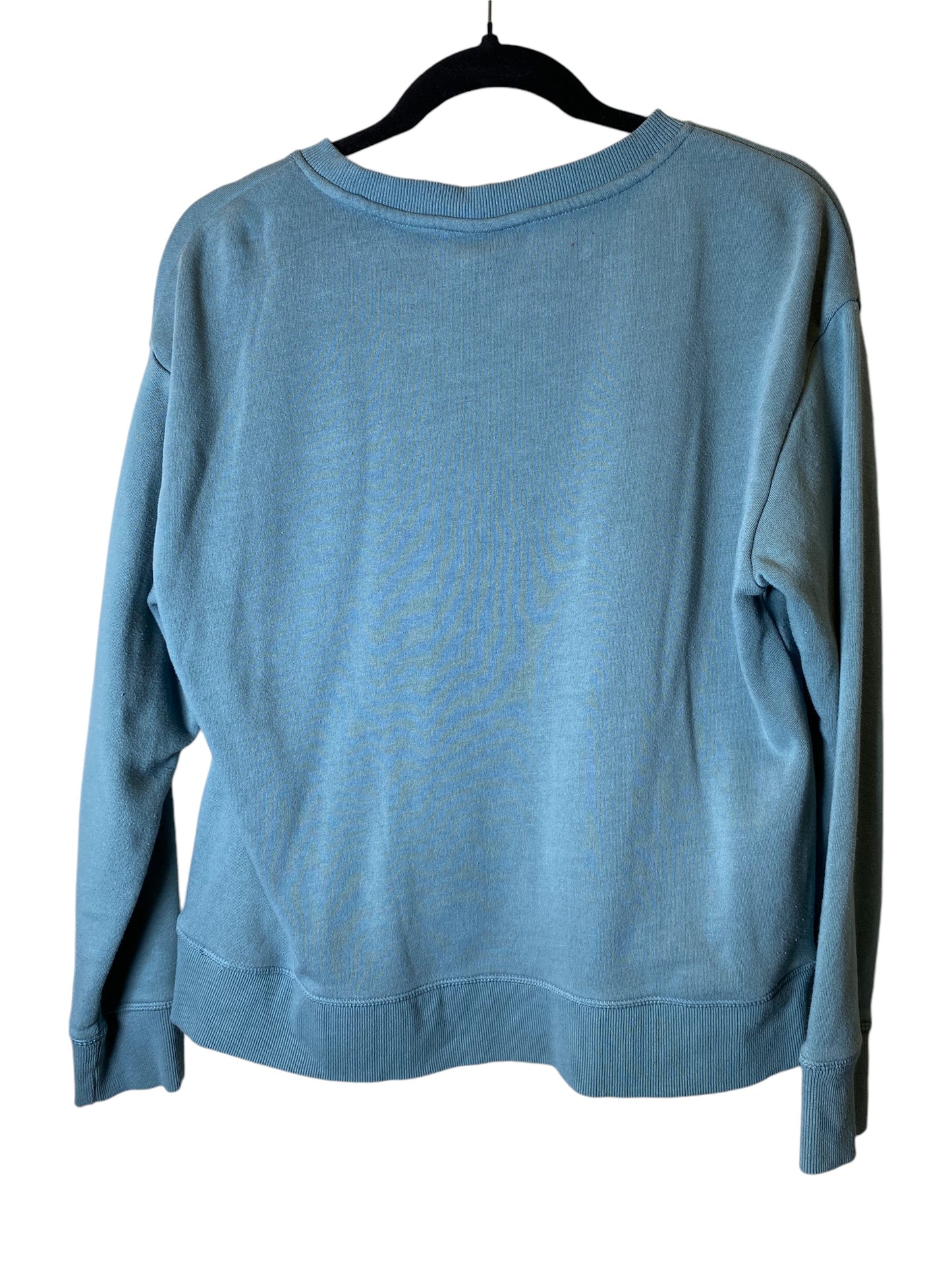 Sweatshirt Crewneck By Reebok In Teal, Size: M