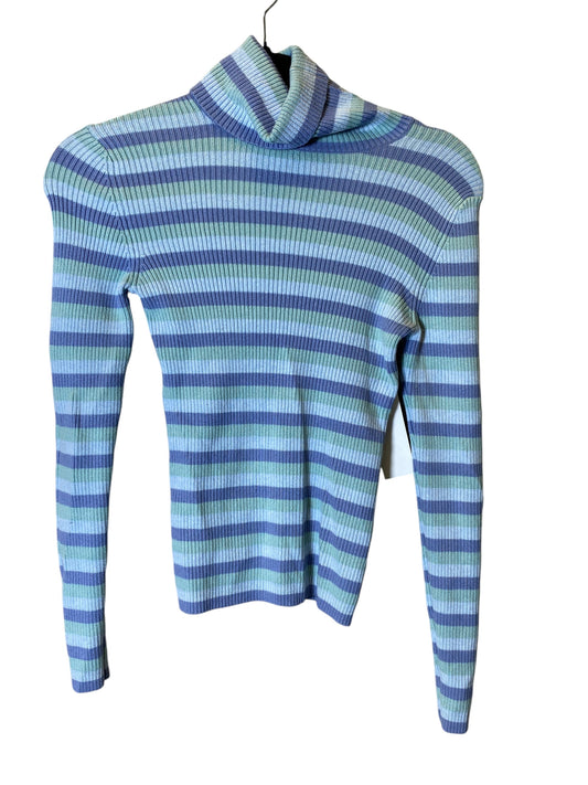 Top Long Sleeve By Express In Striped Pattern, Size: Xs