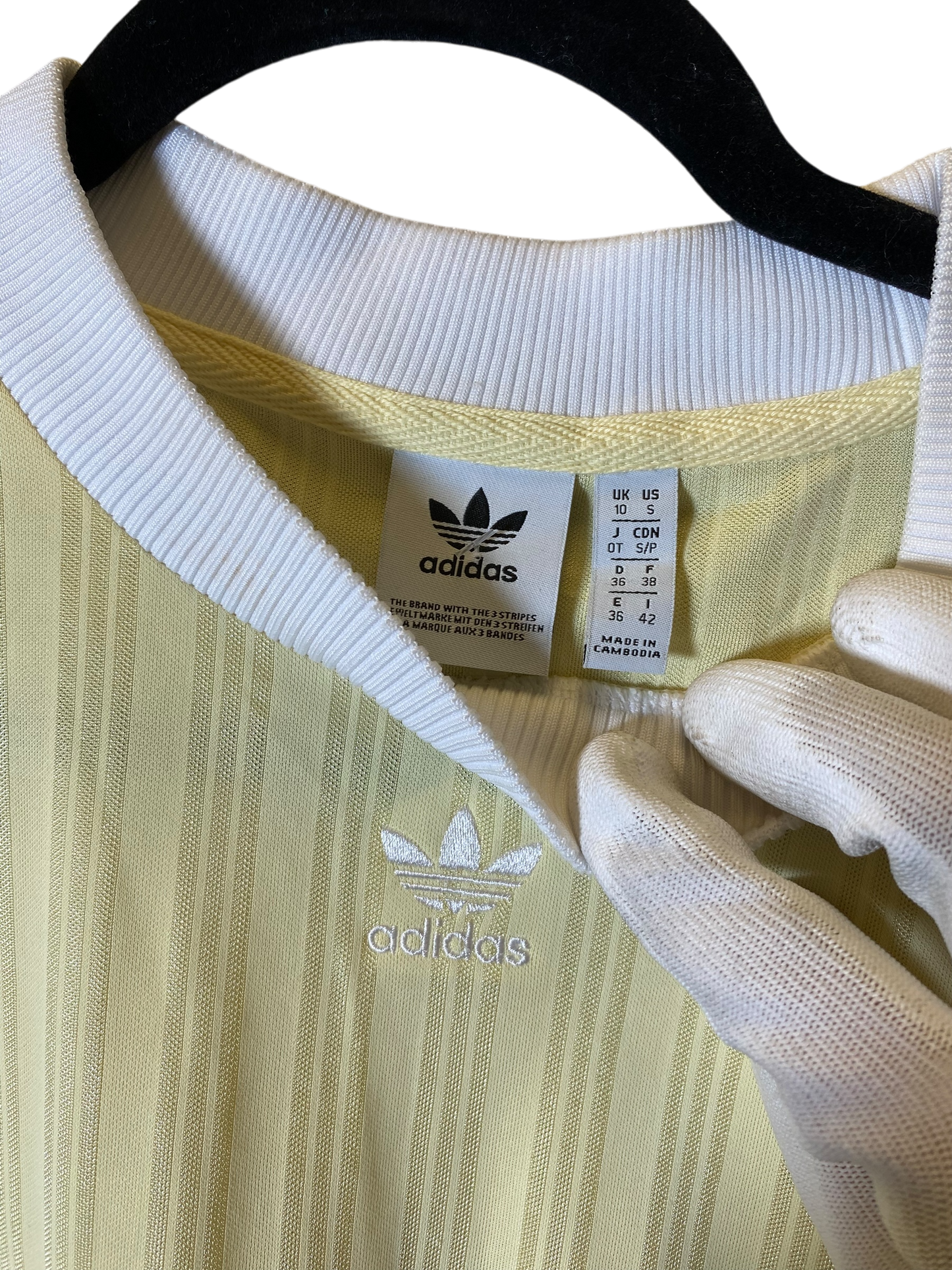 Athletic Dress By Adidas In Yellow, Size: S