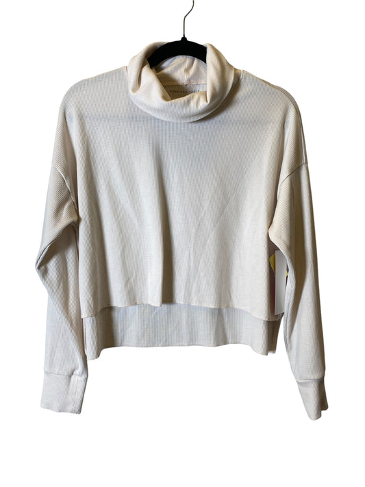 Top Long Sleeve By American Eagle In Cream, Size: Xs