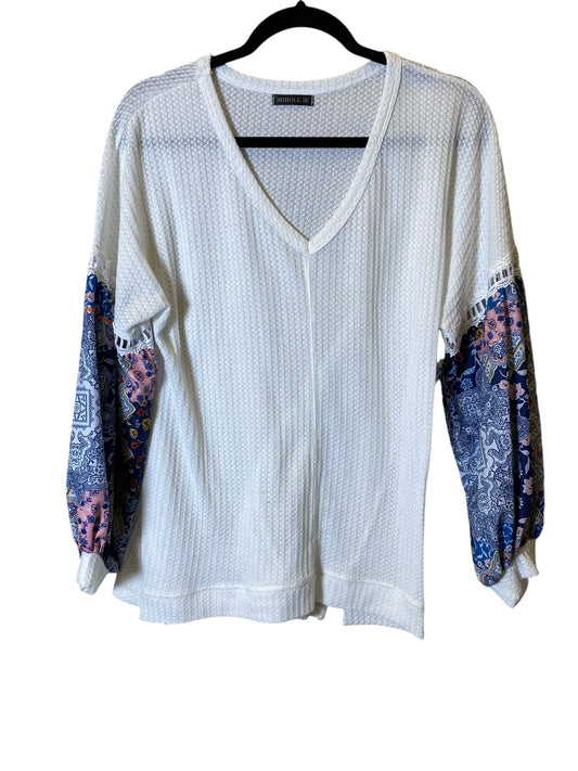 Top Long Sleeve By Clothes Mentor In Multi-colored, Size: M