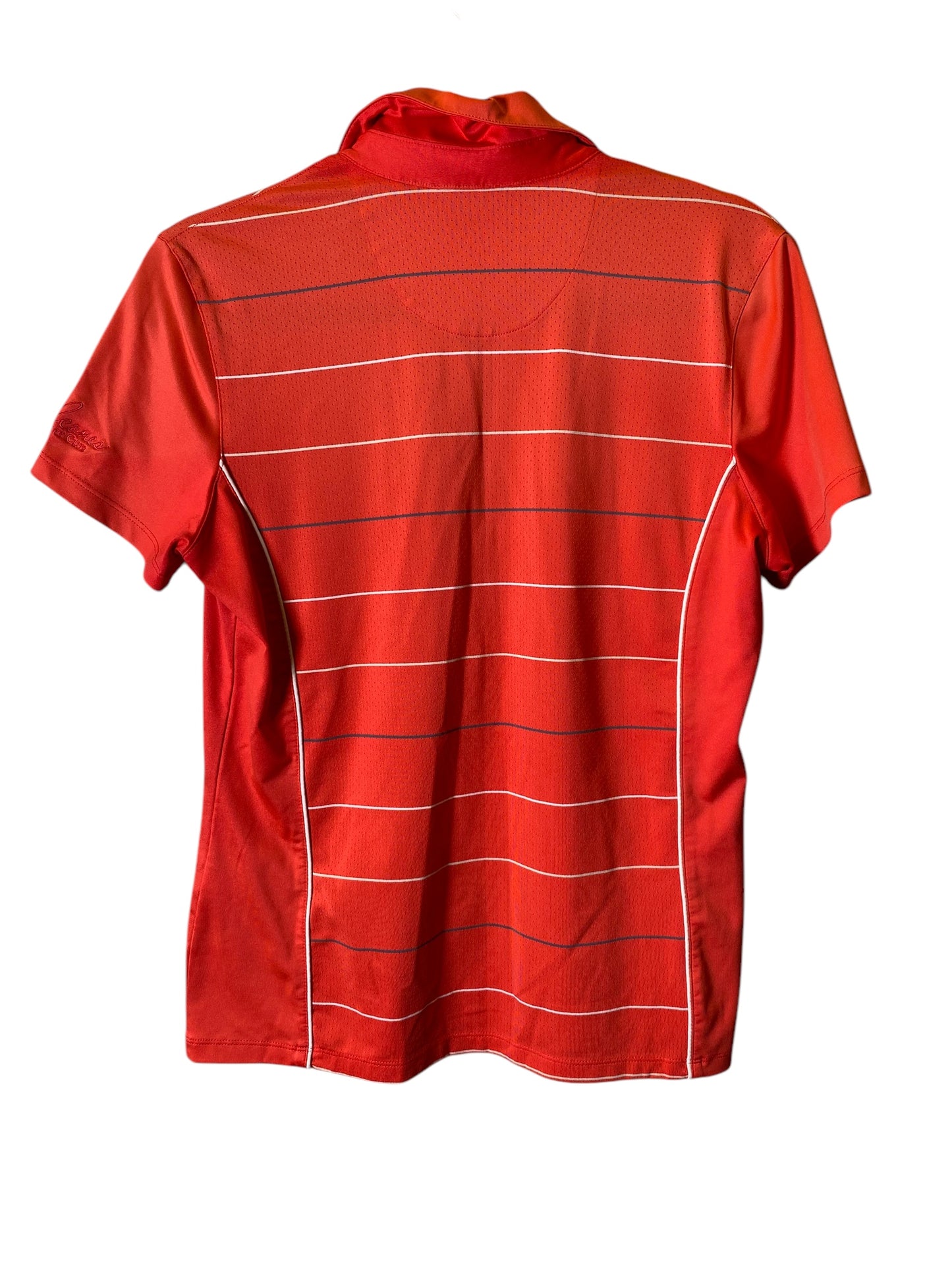 Top Short Sleeve By Callaway In Orange, Size: M