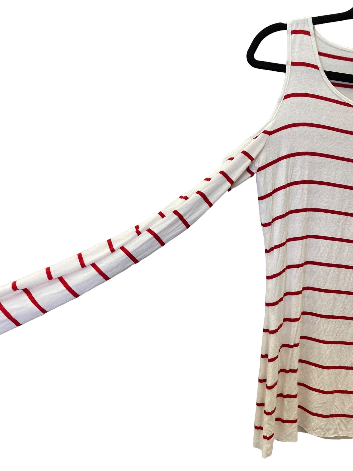 Red & White Top Long Sleeve Bailey 44, Size M