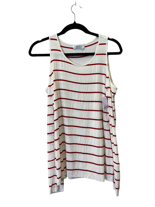 Red & White Top Long Sleeve Bailey 44, Size M