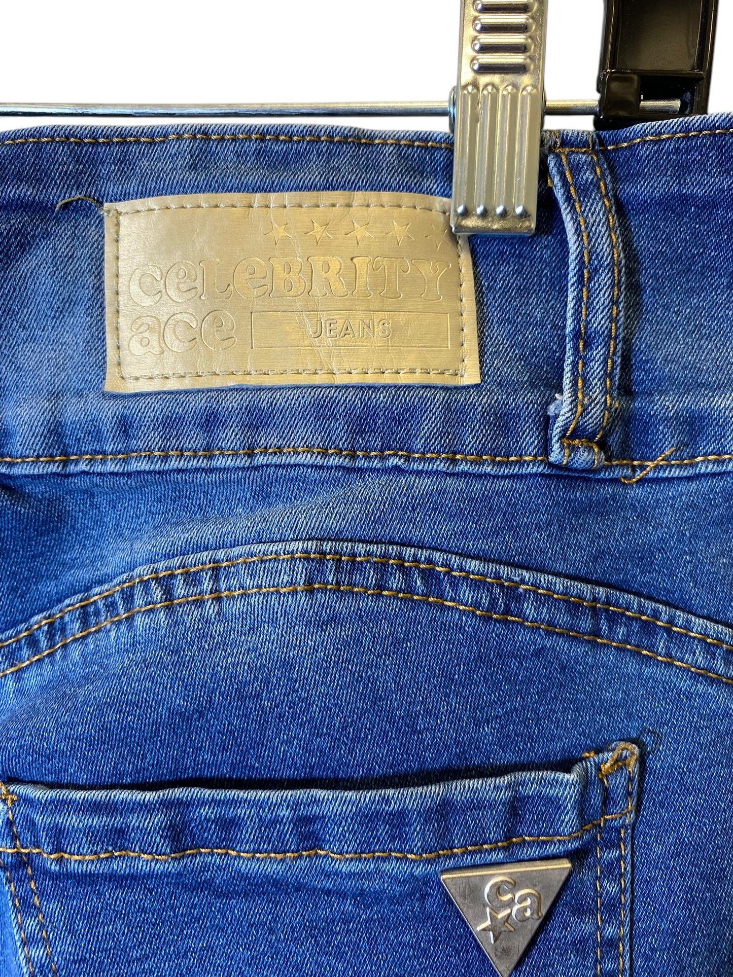 Jeans Straight By Clothes Mentor In Blue Denim, Size: 14