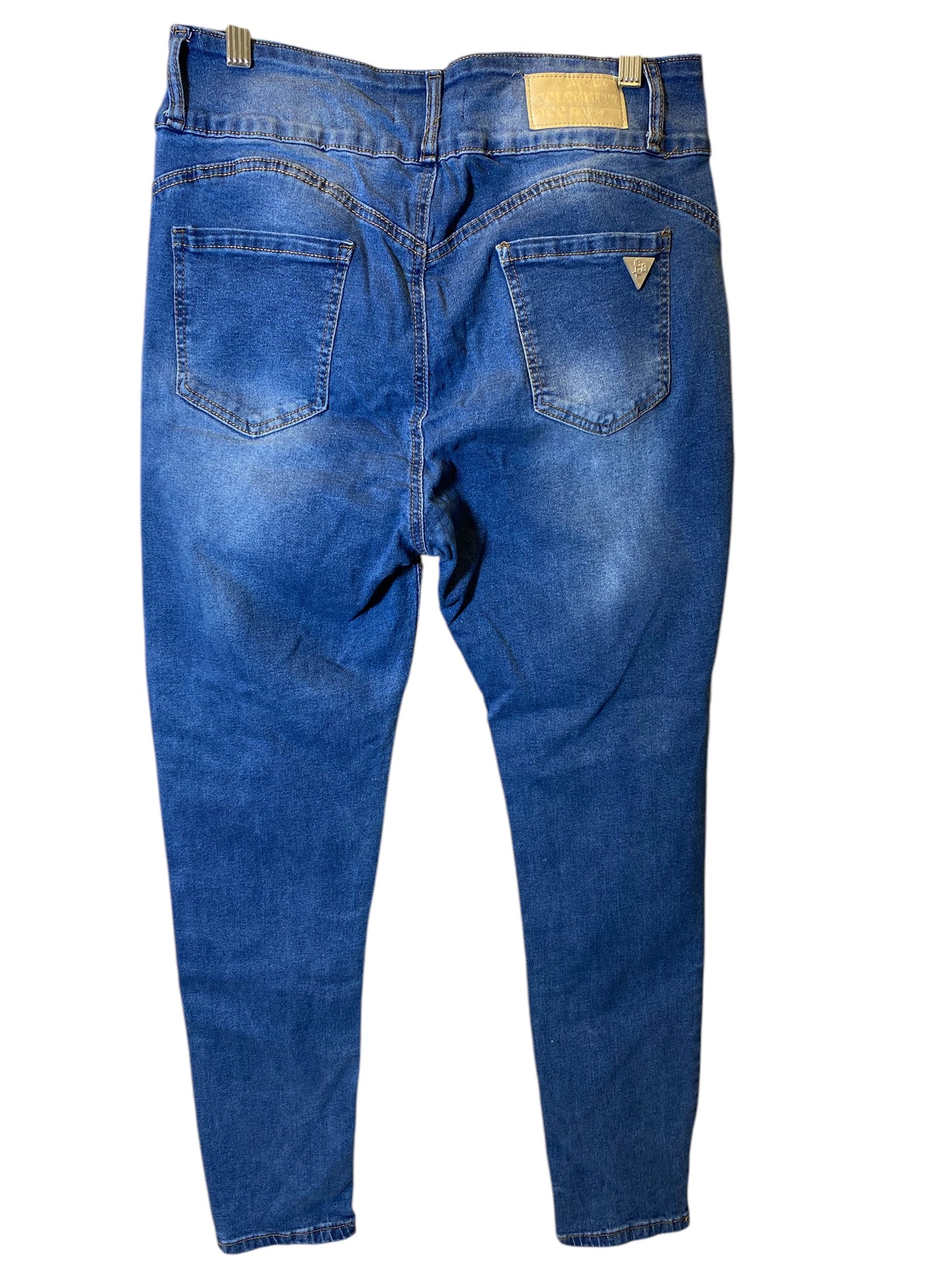 Jeans Straight By Clothes Mentor In Blue Denim, Size: 14